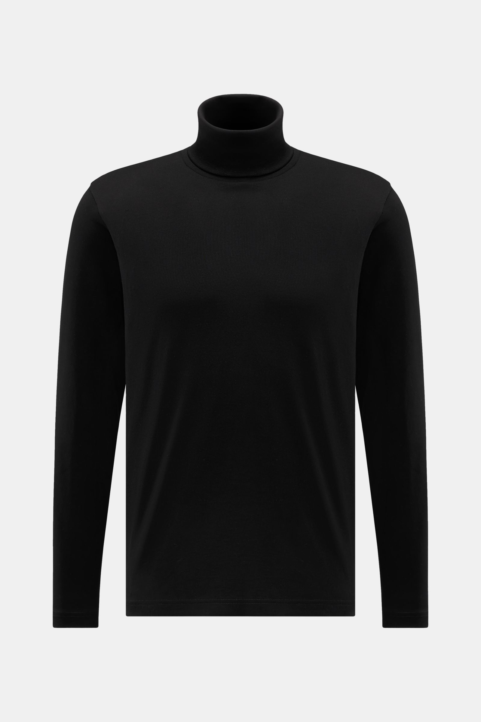Stefan Brandt Jersey turtleneck jumper 'Eli Rolli LA 30' black
