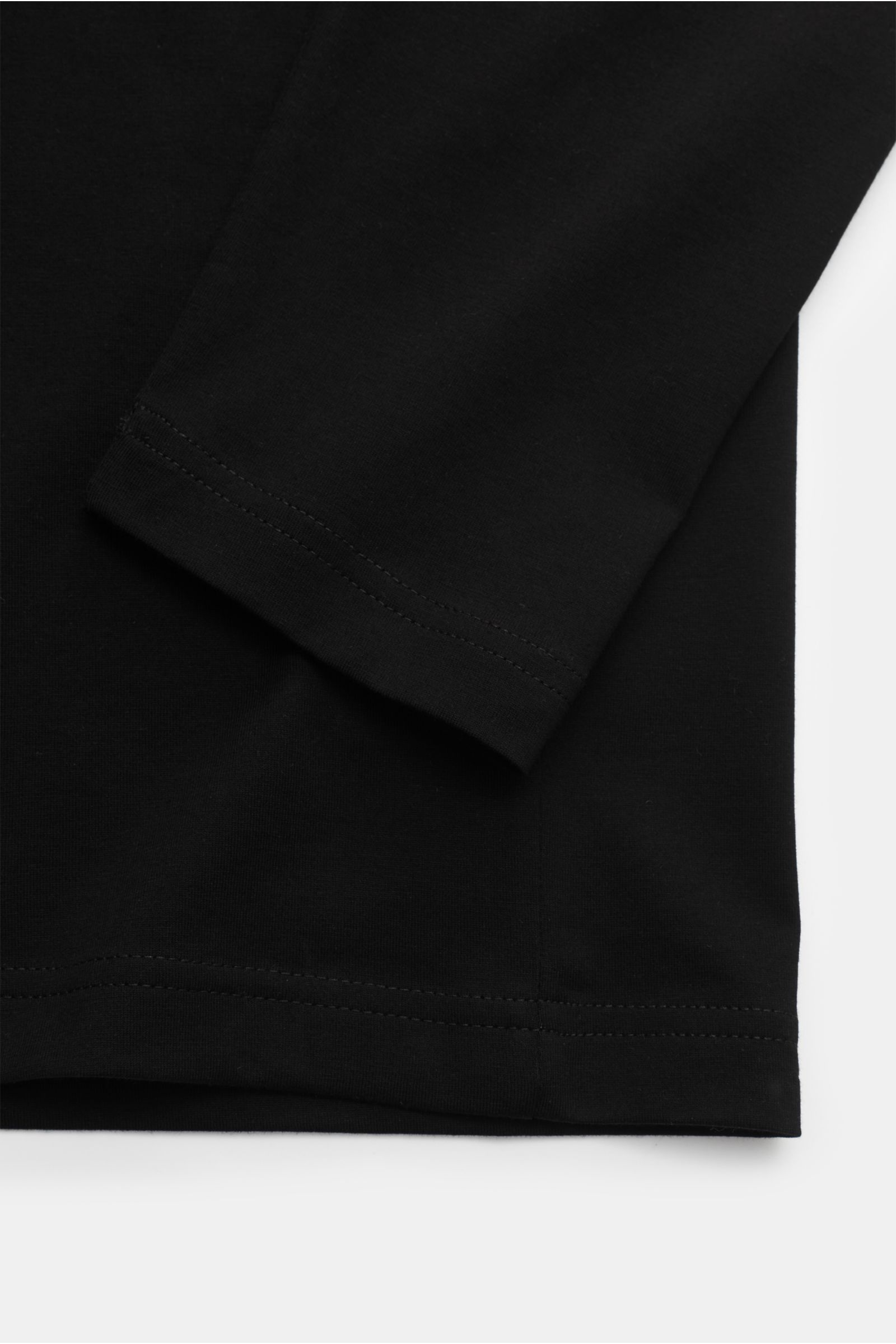 Stefan Brandt Jersey turtleneck jumper 'Eli Rolli LA 30' black