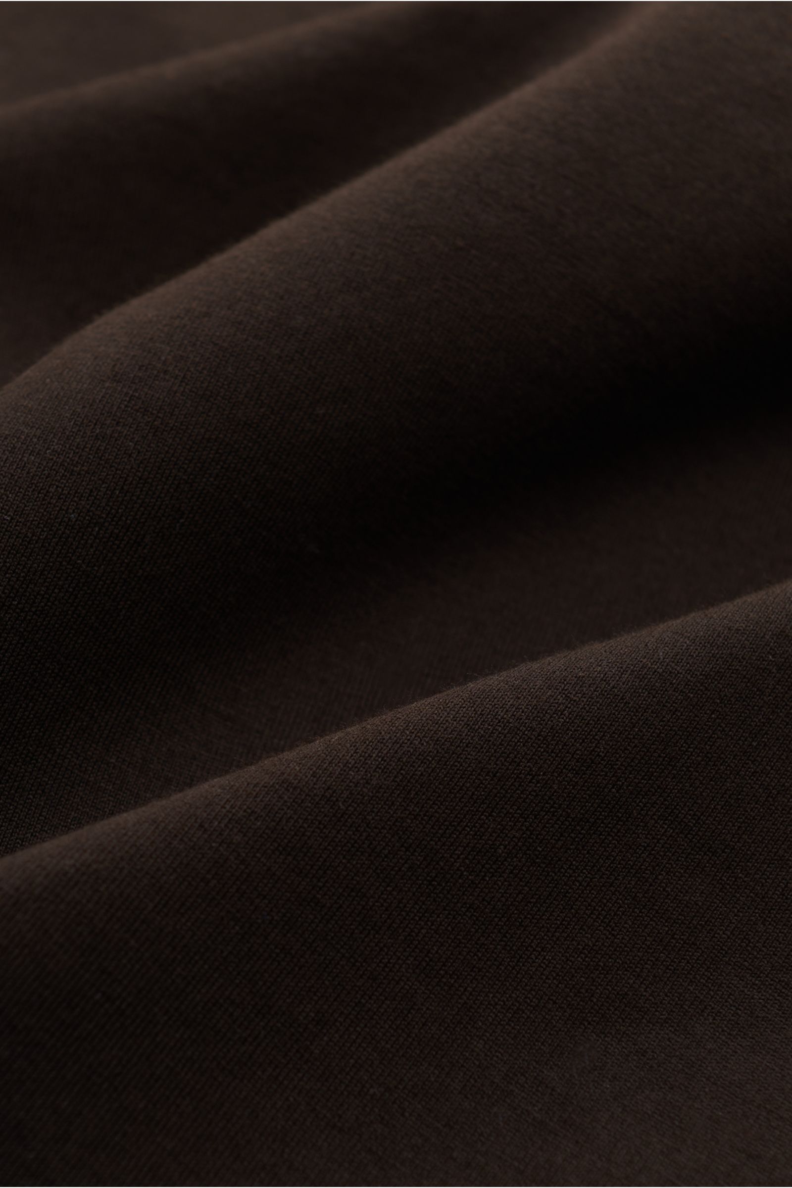 Stefan Brandt Jersey-Rollkragenpullover 'Eli Rolli LA 30' dunkelbraun