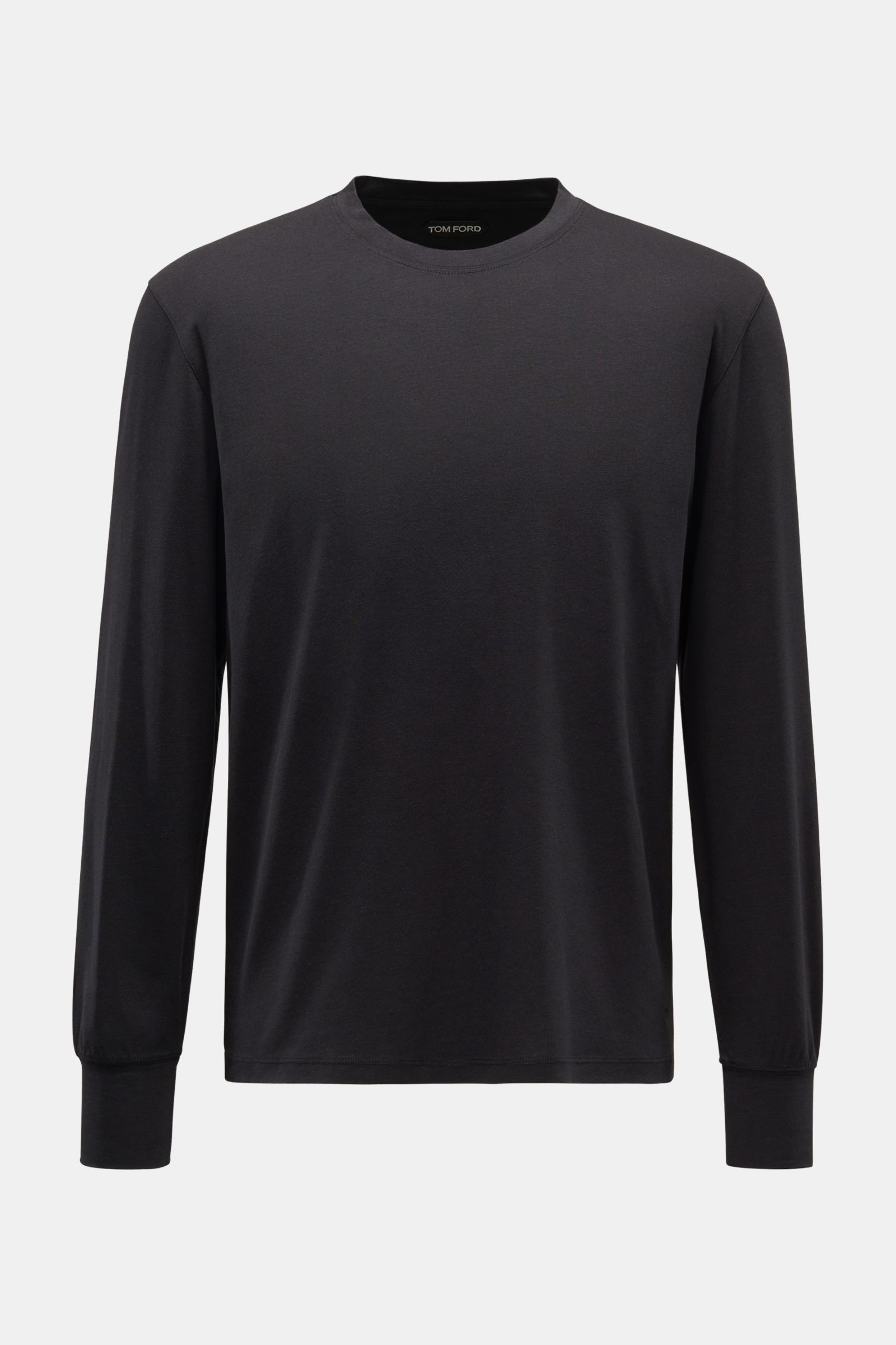 Tom Ford Rundhals-Longsleeve schwarz