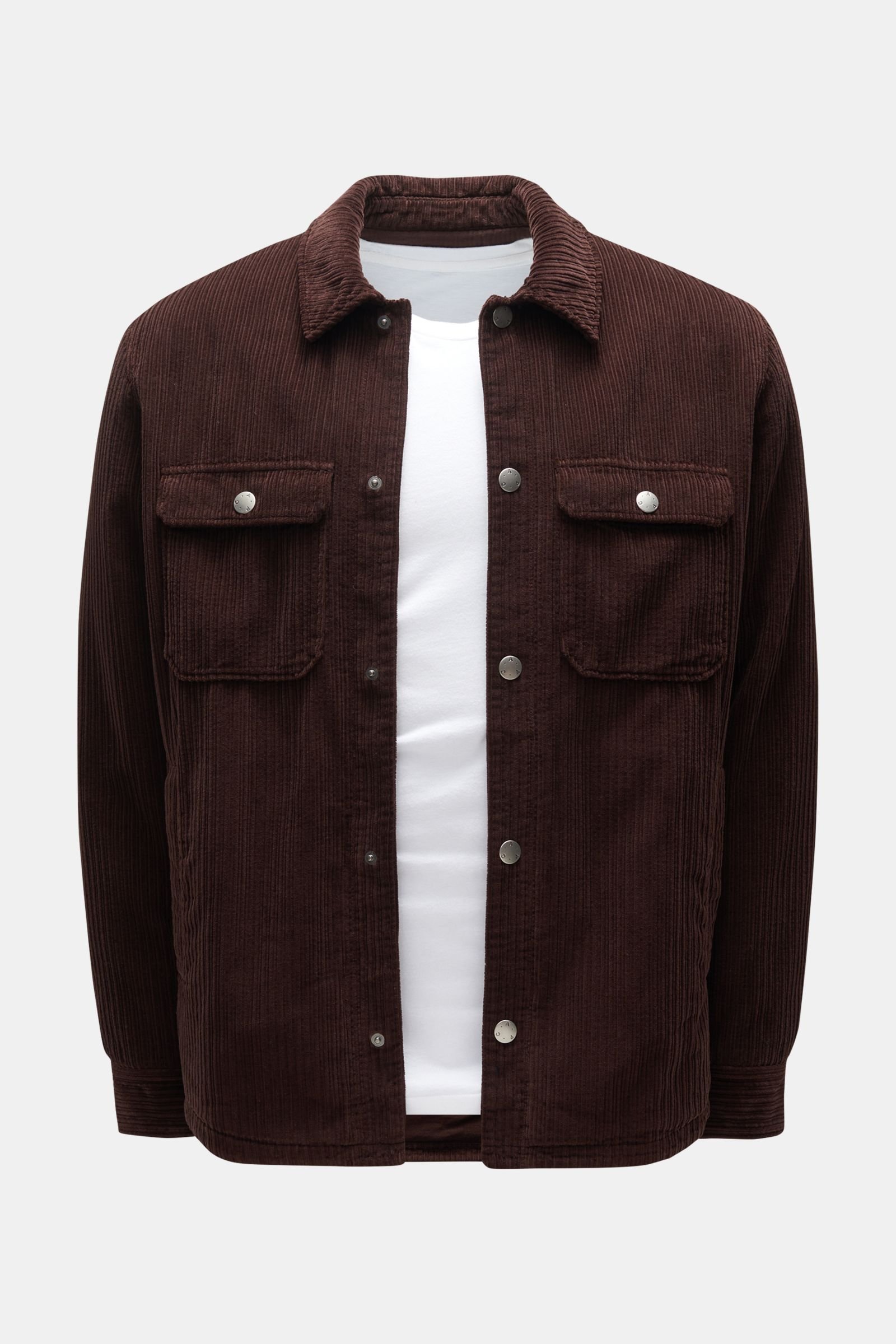 Corduroy jacket 'Alex' dark brown