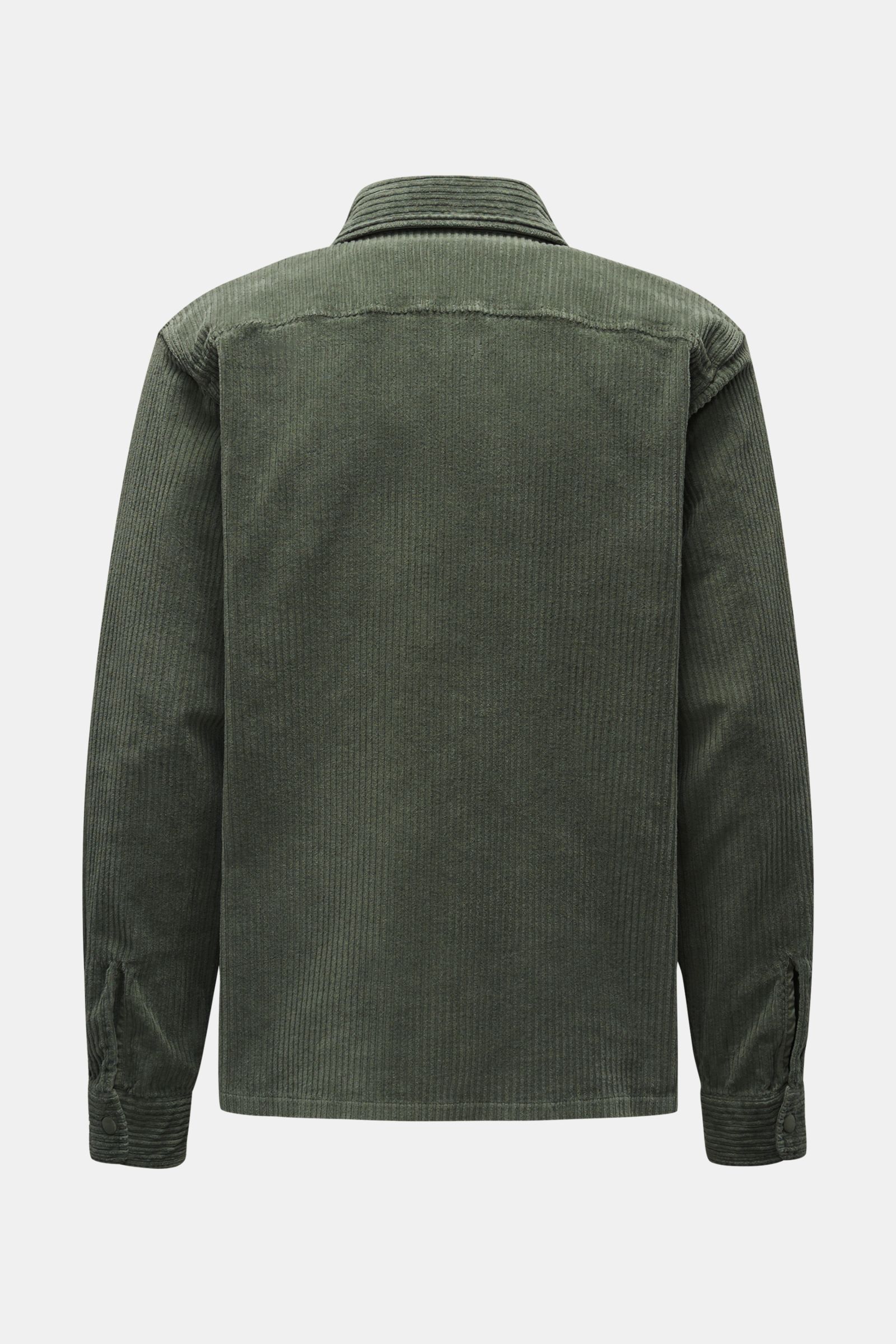 04651/ A trip in a bag Cord-Overshirt 'Oyster' oliv