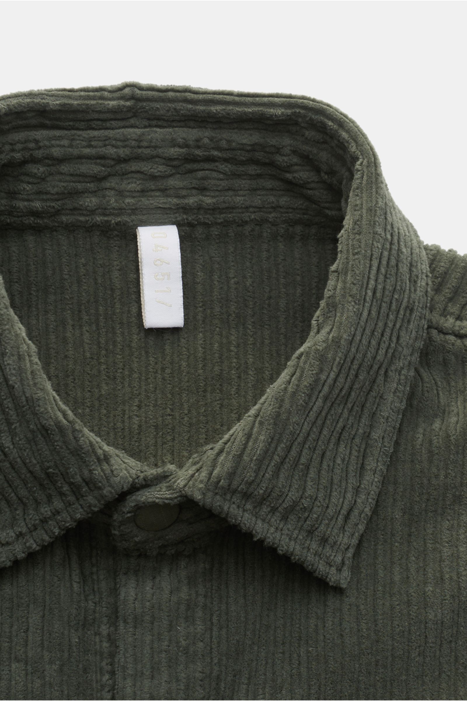04651/ A trip in a bag Cord-Overshirt 'Oyster' oliv