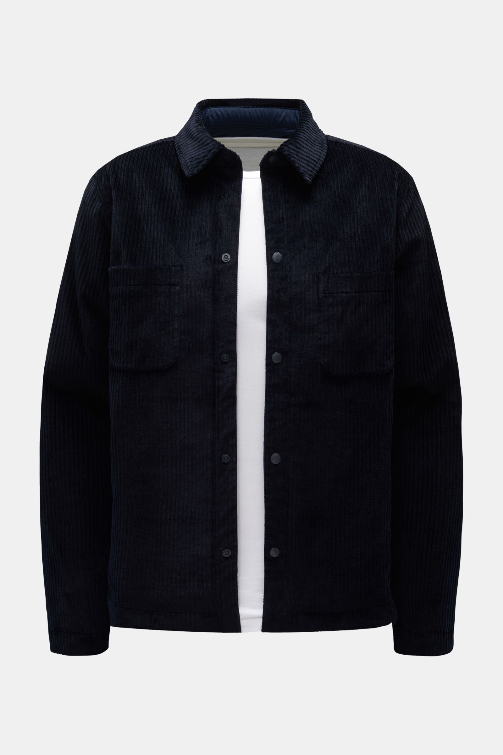 04651/ A trip in a bag Cord-Wendeovershirt 'Reversible' navy