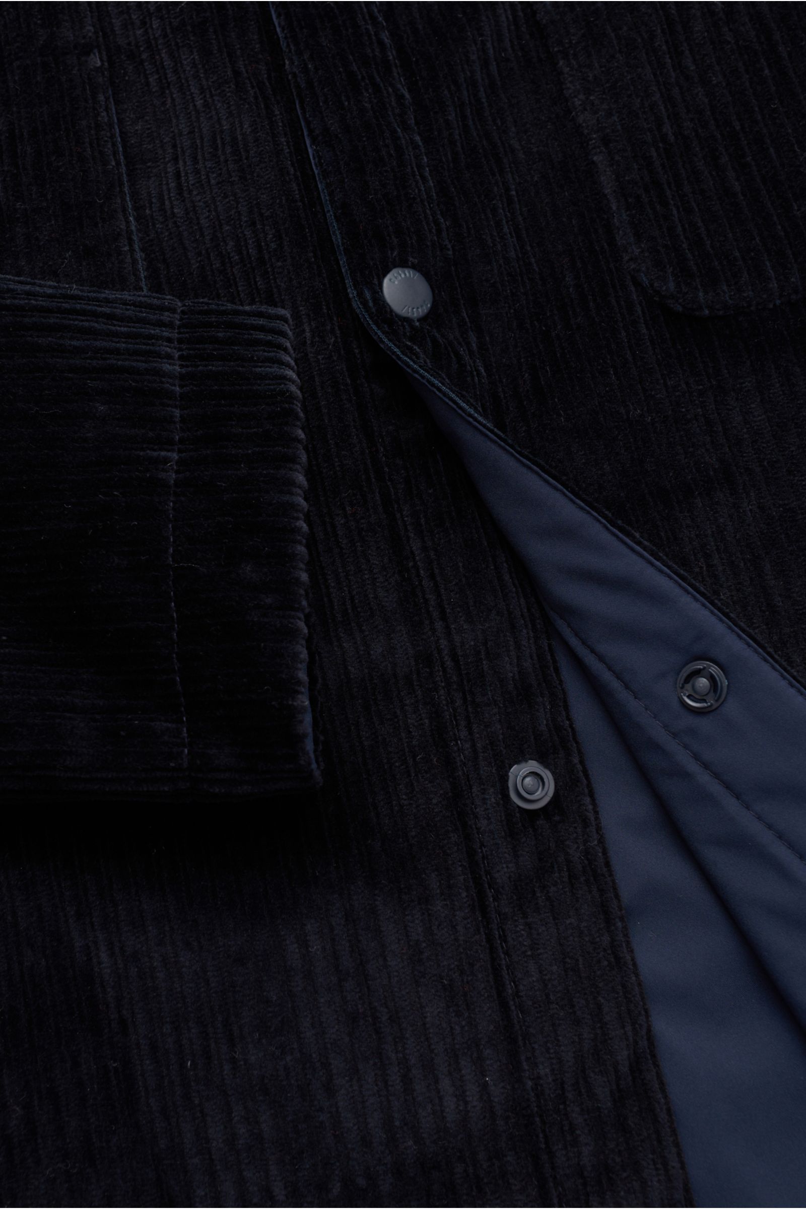 04651/ A trip in a bag Cord-Wendeovershirt 'Reversible' navy