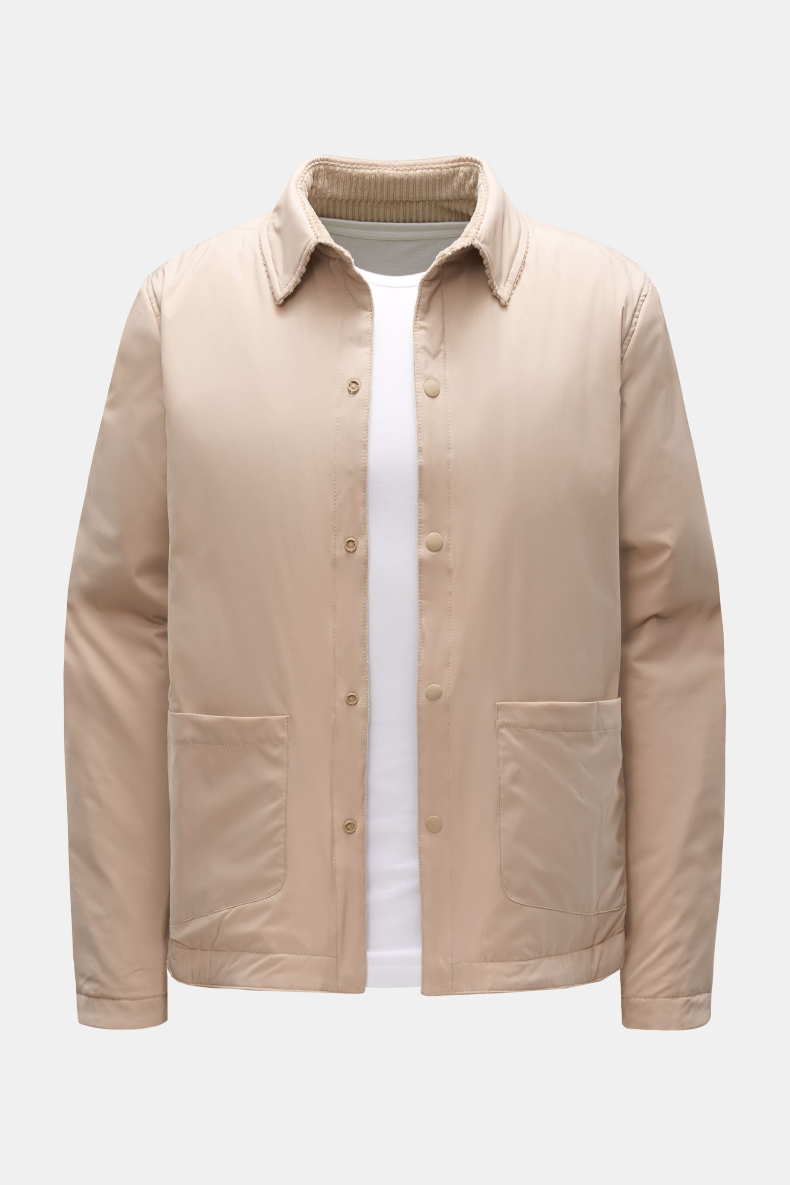 04651/ A trip in a bag Cord-Wendeovershirt 'Reversible' beige