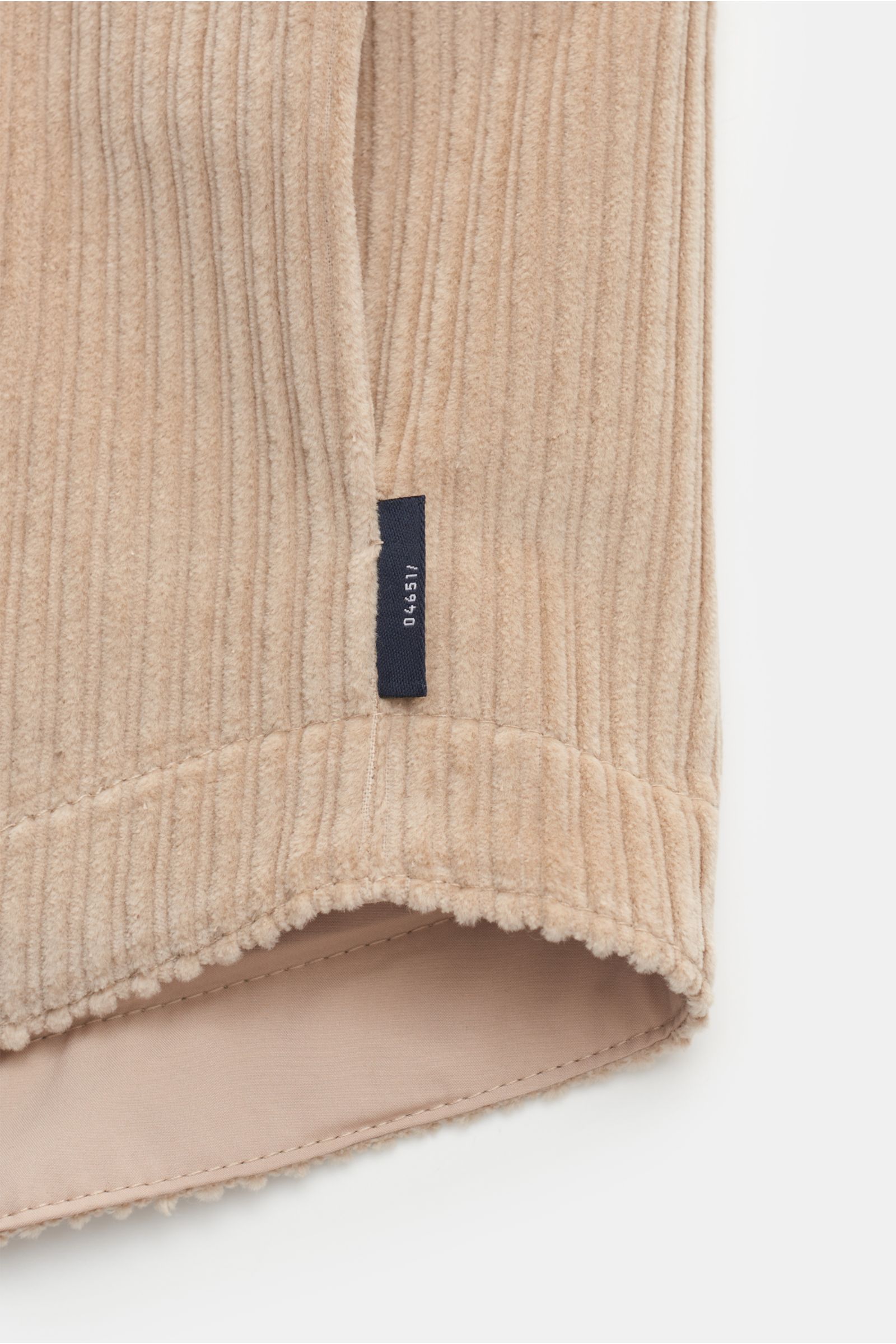 04651/ A trip in a bag Cord-Wendeovershirt 'Reversible' beige