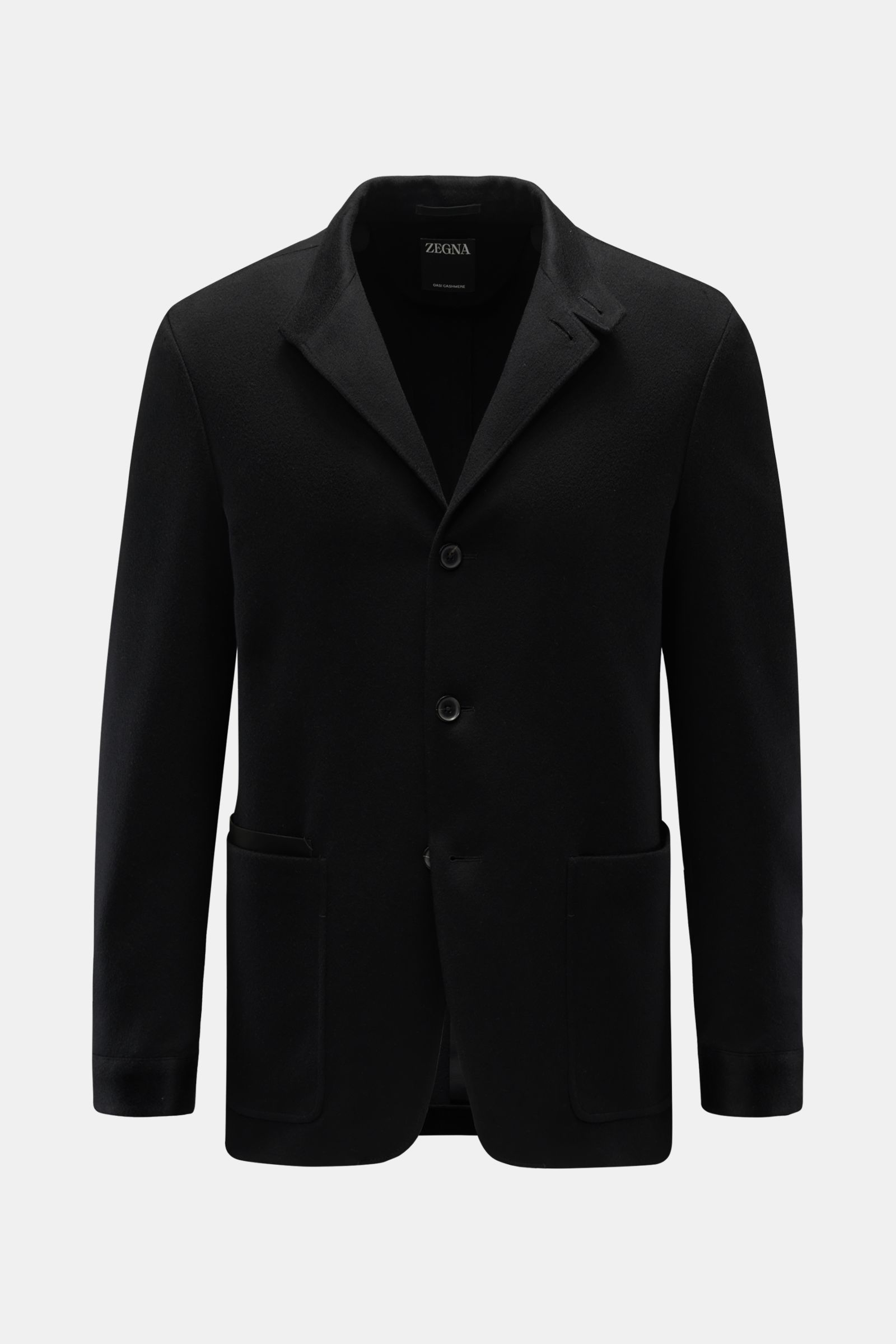 ZEGNA cashmere overshirt black | BRAUN Hamburg