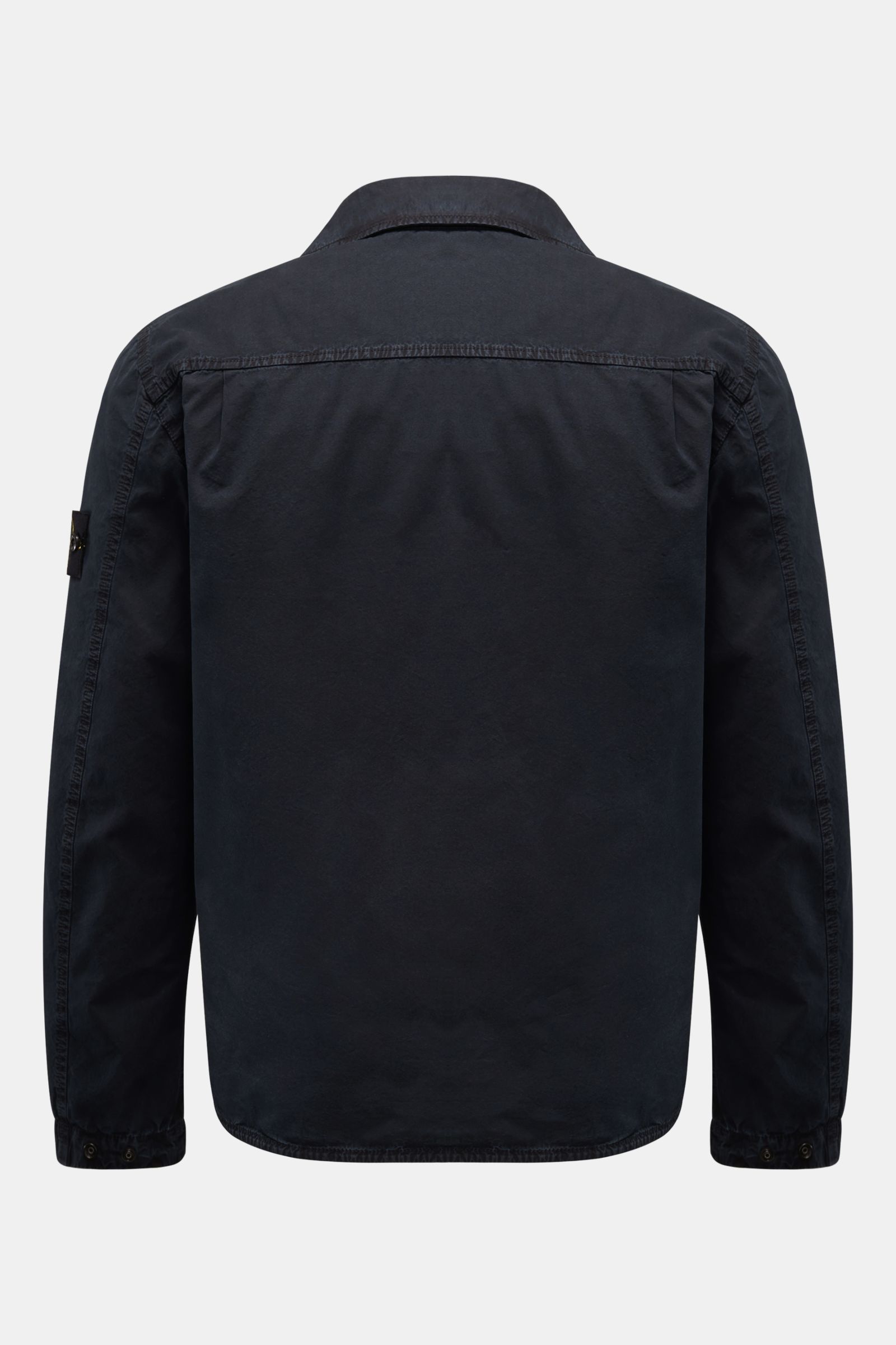 Brush canvas overshirt stone island store