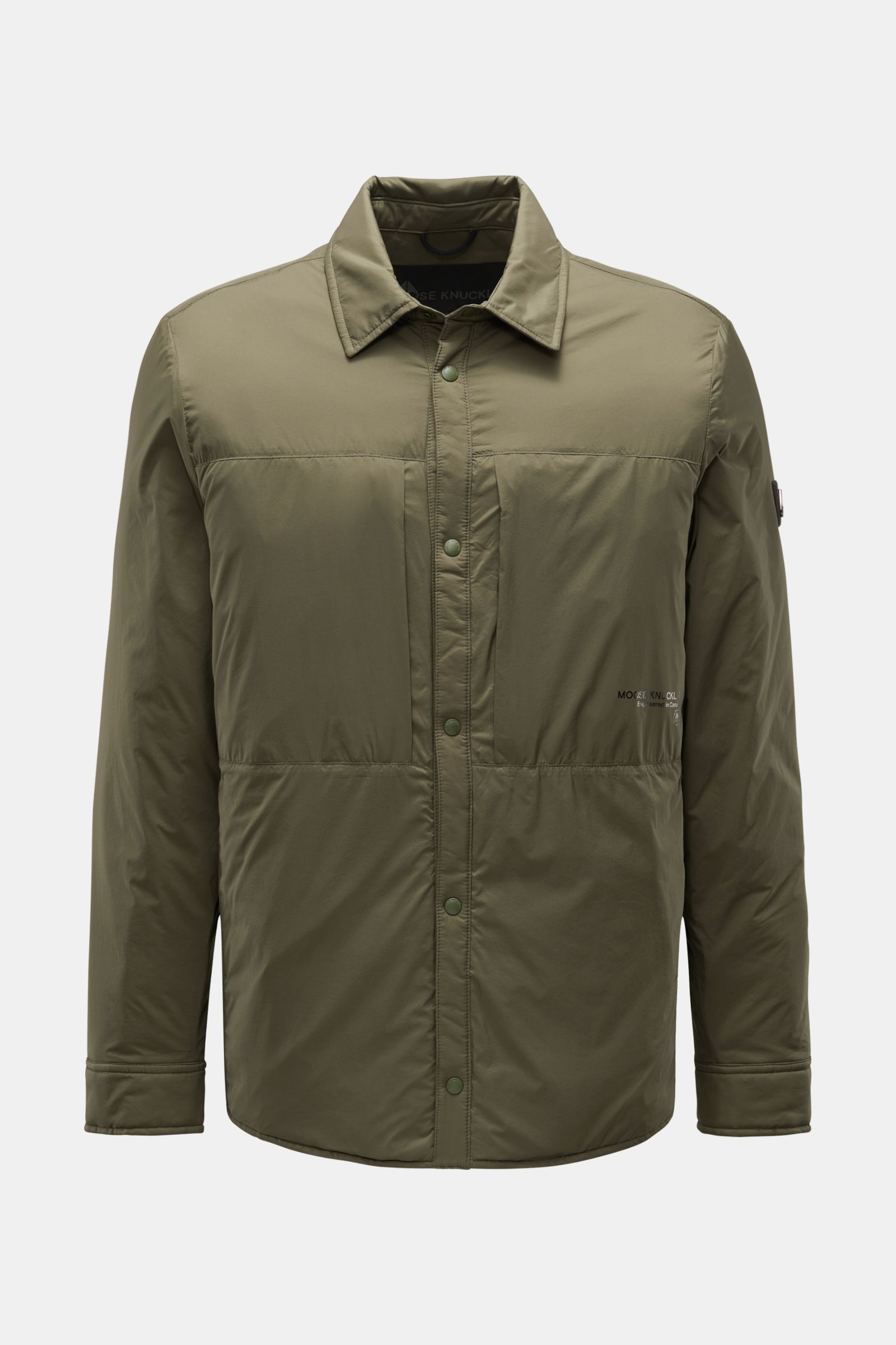 Moose Knuckles Jacke 'Ash Shirt Jacket' oliv