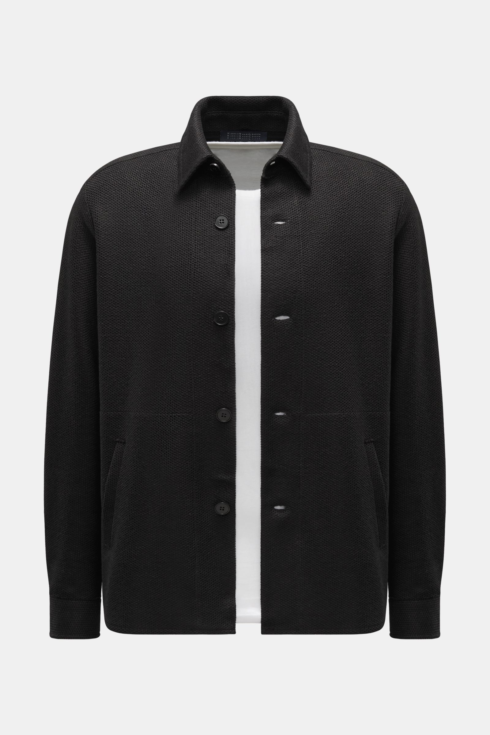 Harris Wharf London  Overshirt anthrazit