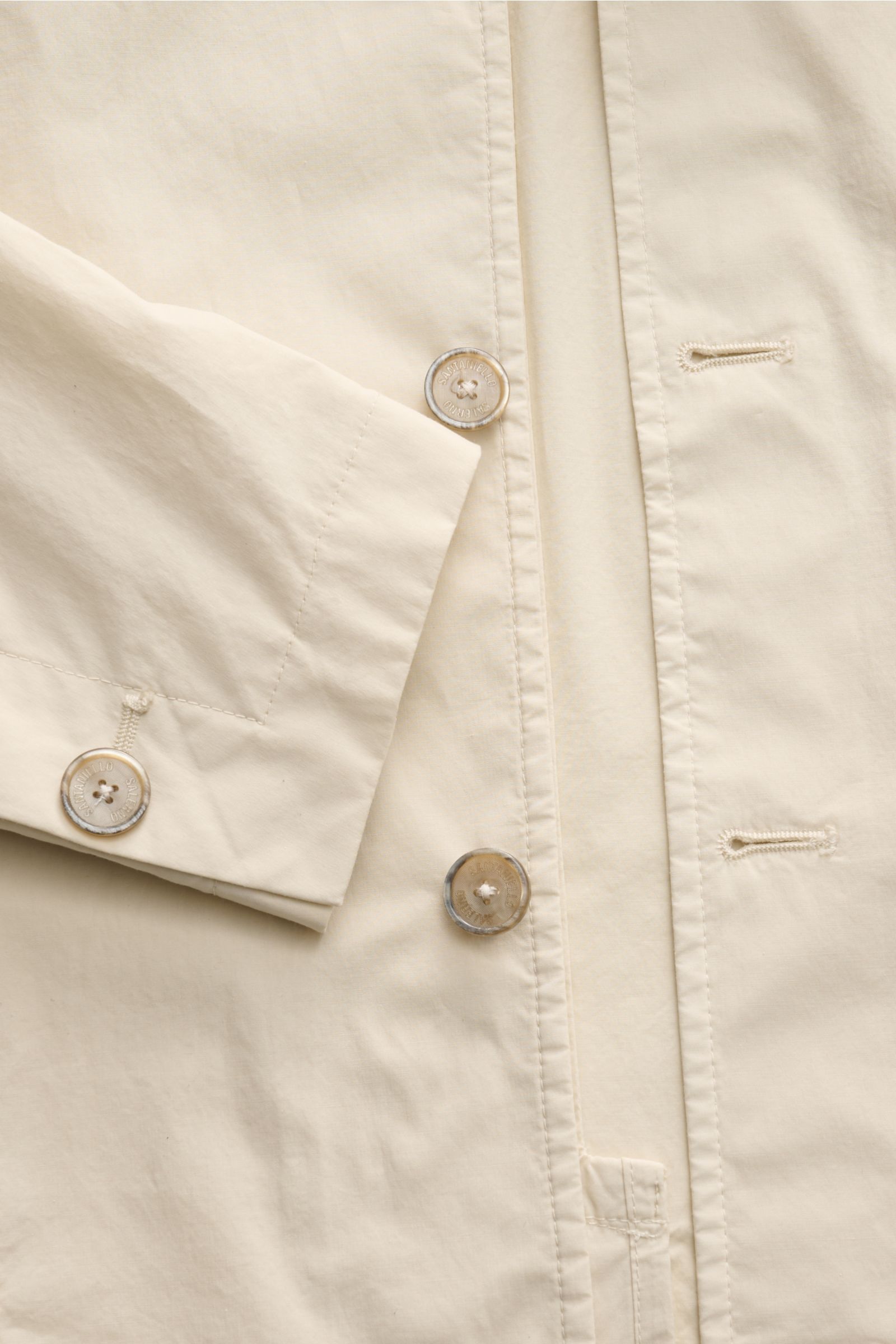 Santaniello Overshirt 'Zagara' creme