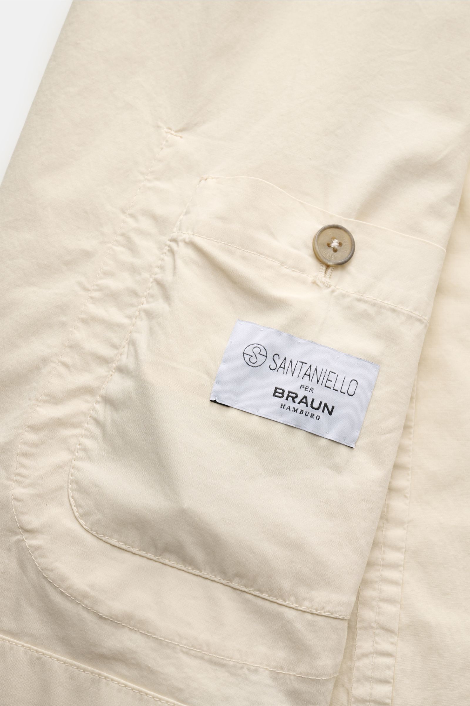 Santaniello Overshirt 'Zagara' creme