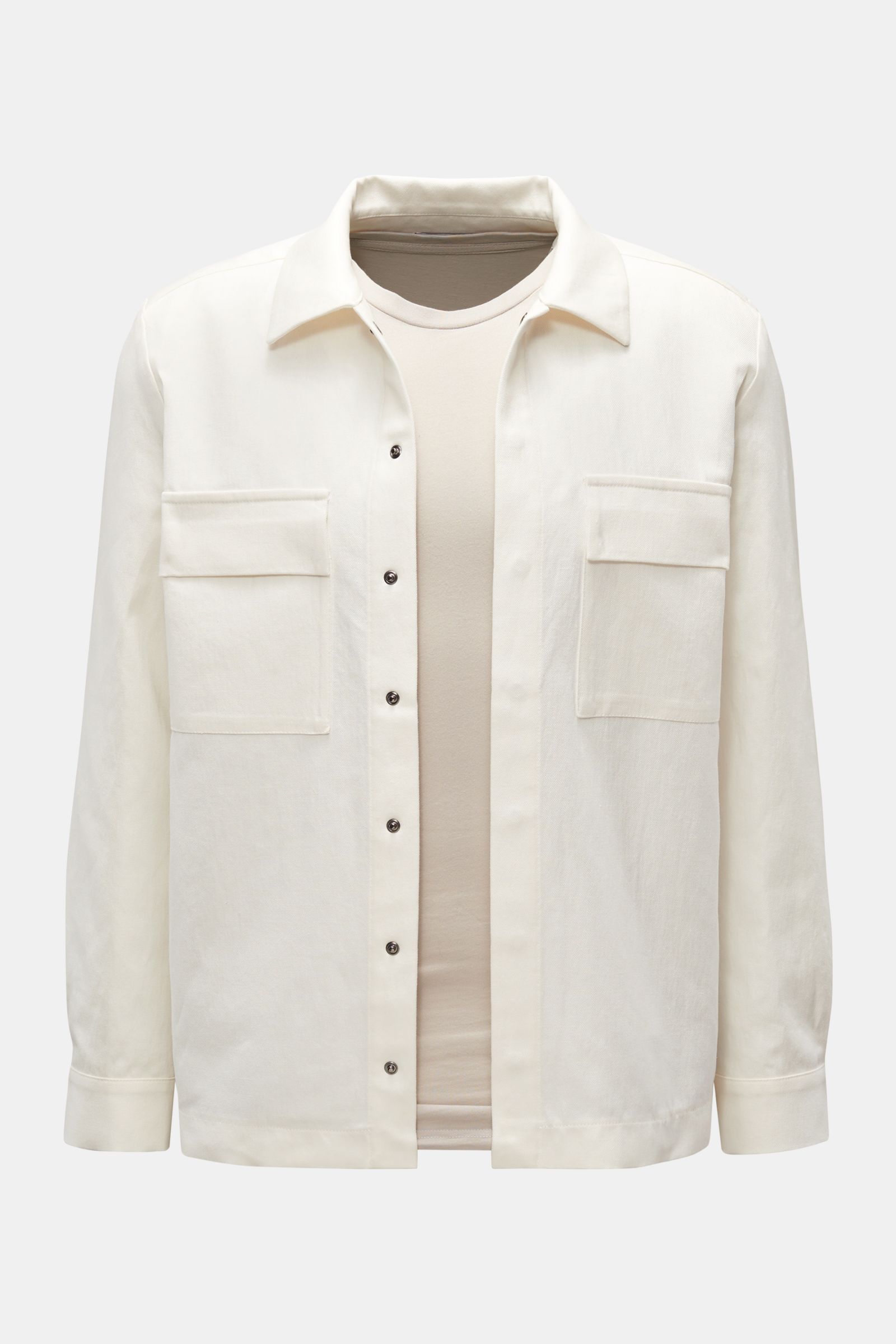 Kiefermann Overshirt 'Michellon' off-white