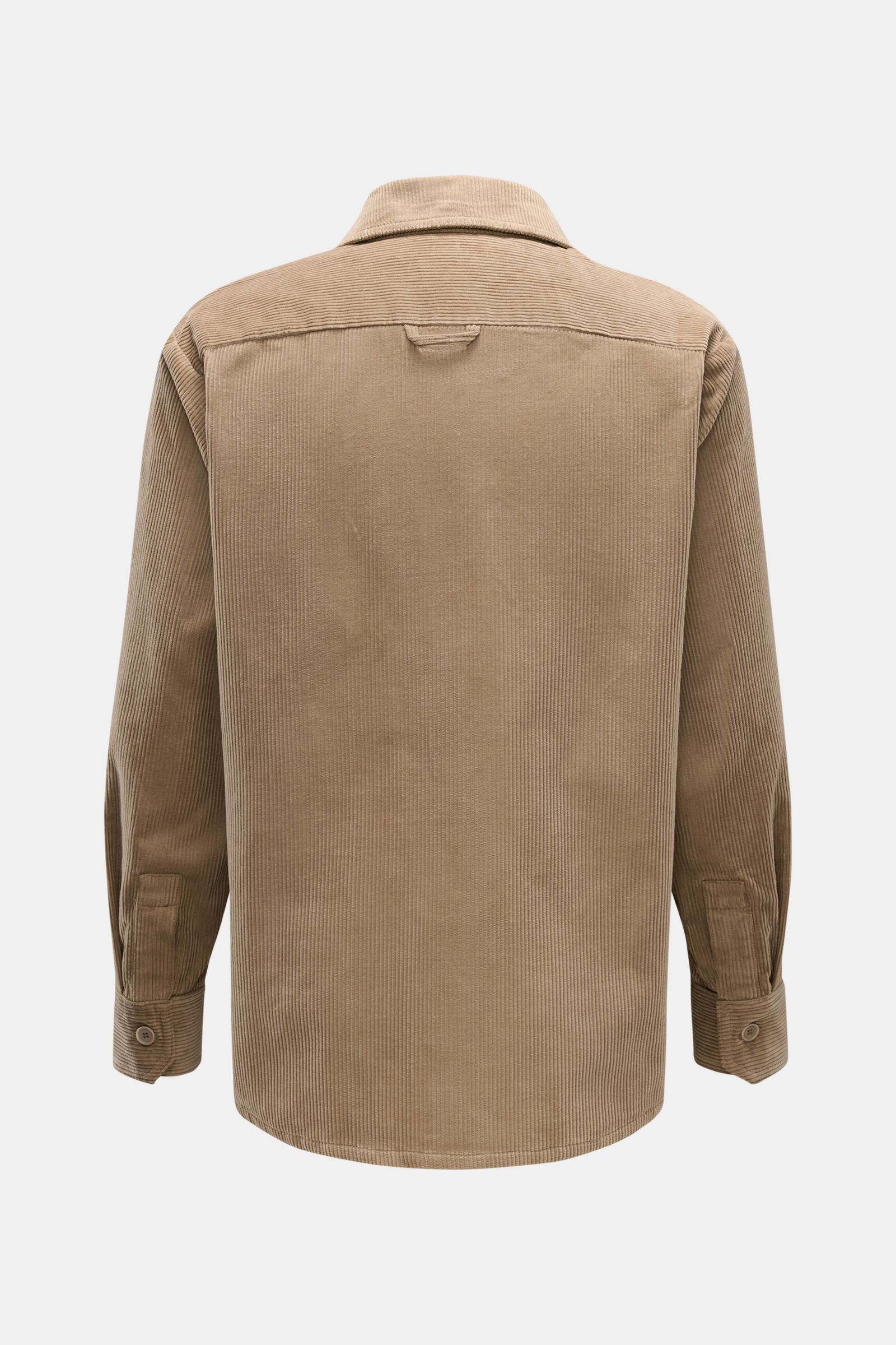 A.P.C. Overshirt 'Bobby' graubraun