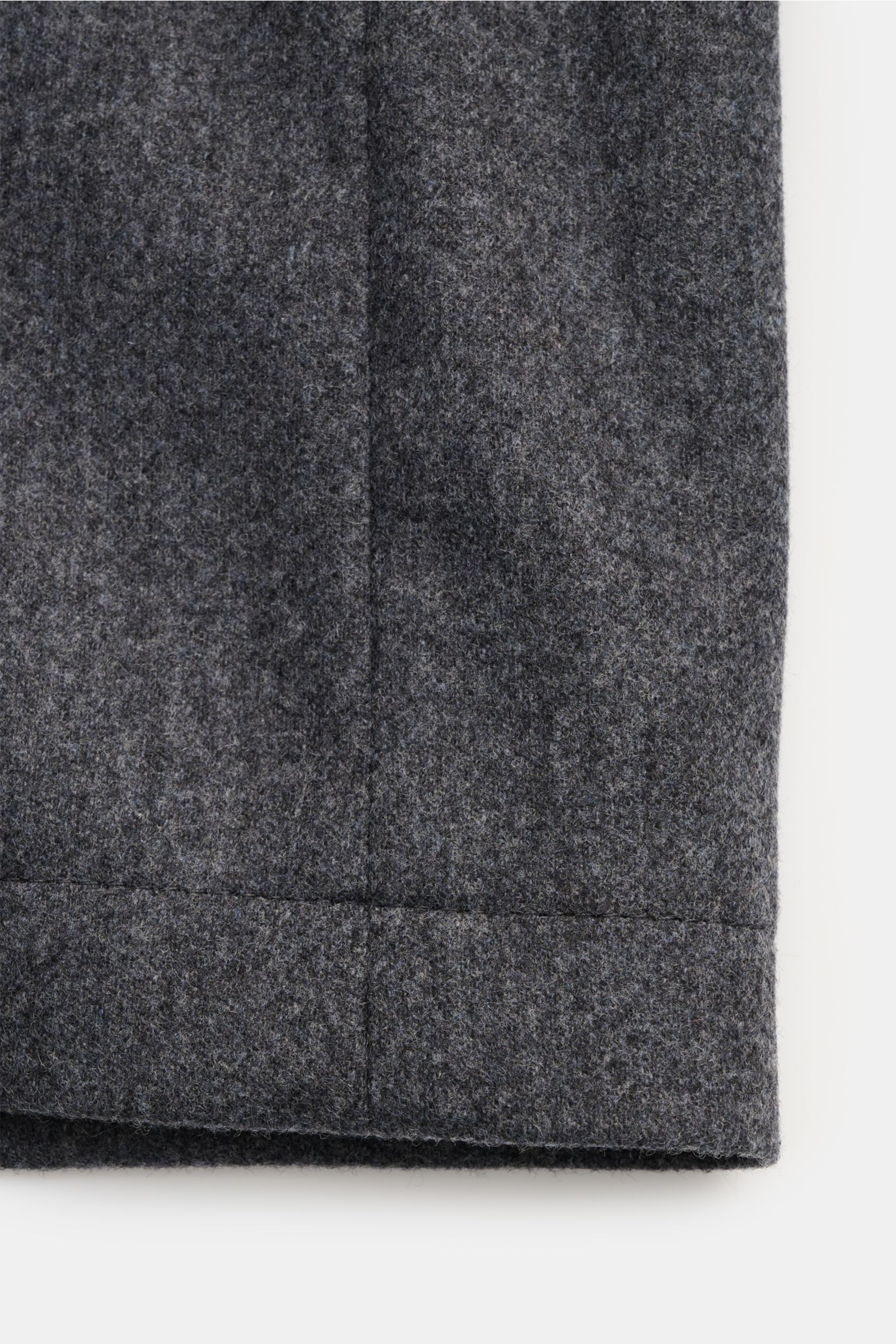 Lardini Woll-Overshirt 'Aaansel' dunkelgrau meliert