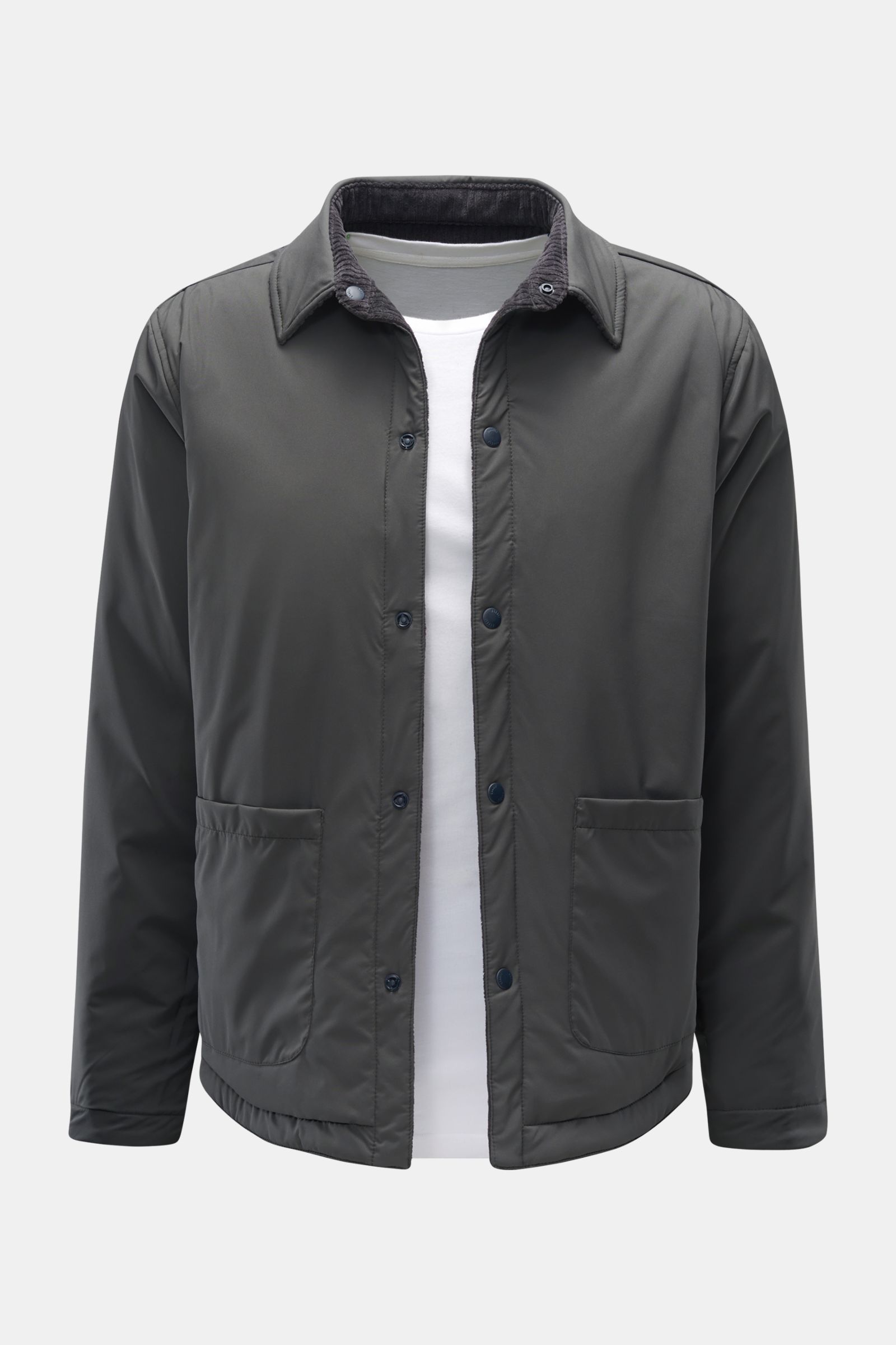 04651/ A trip in a bag Cord-Wendeovershirt 'Reversible' anthrazit