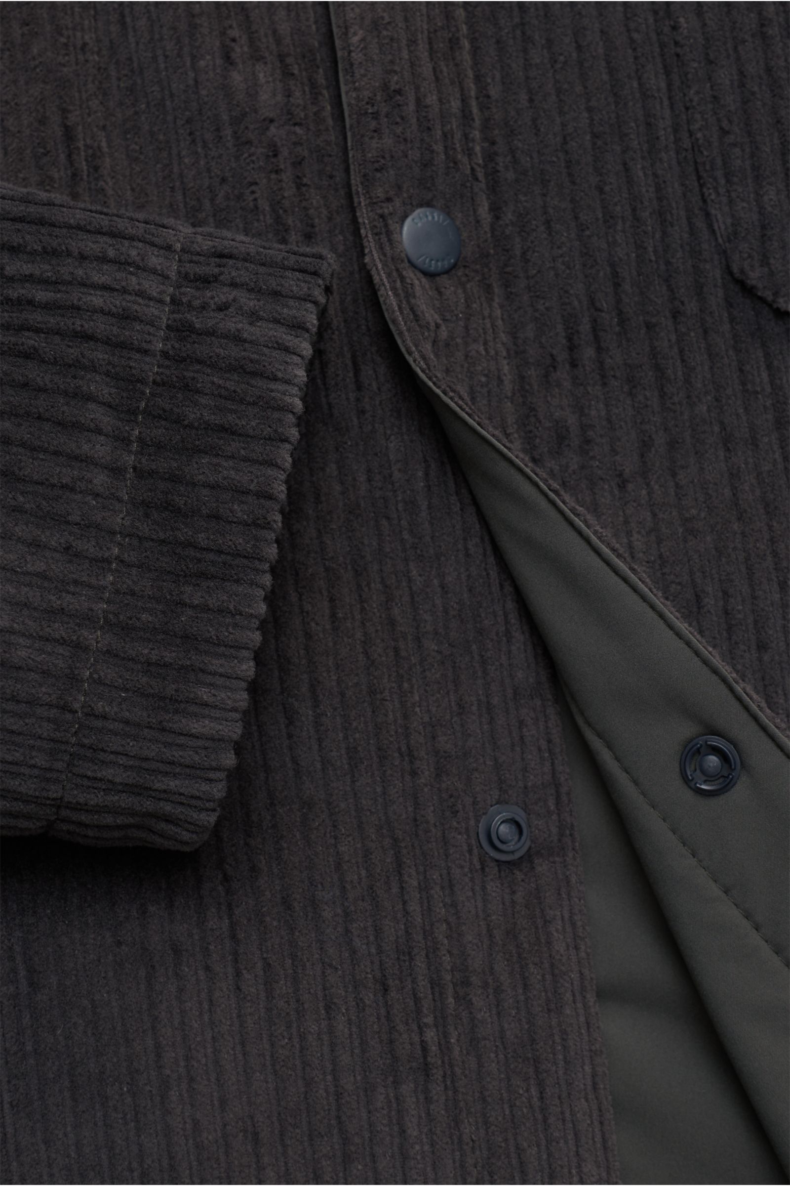 04651/ A trip in a bag Cord-Wendeovershirt 'Reversible' anthrazit