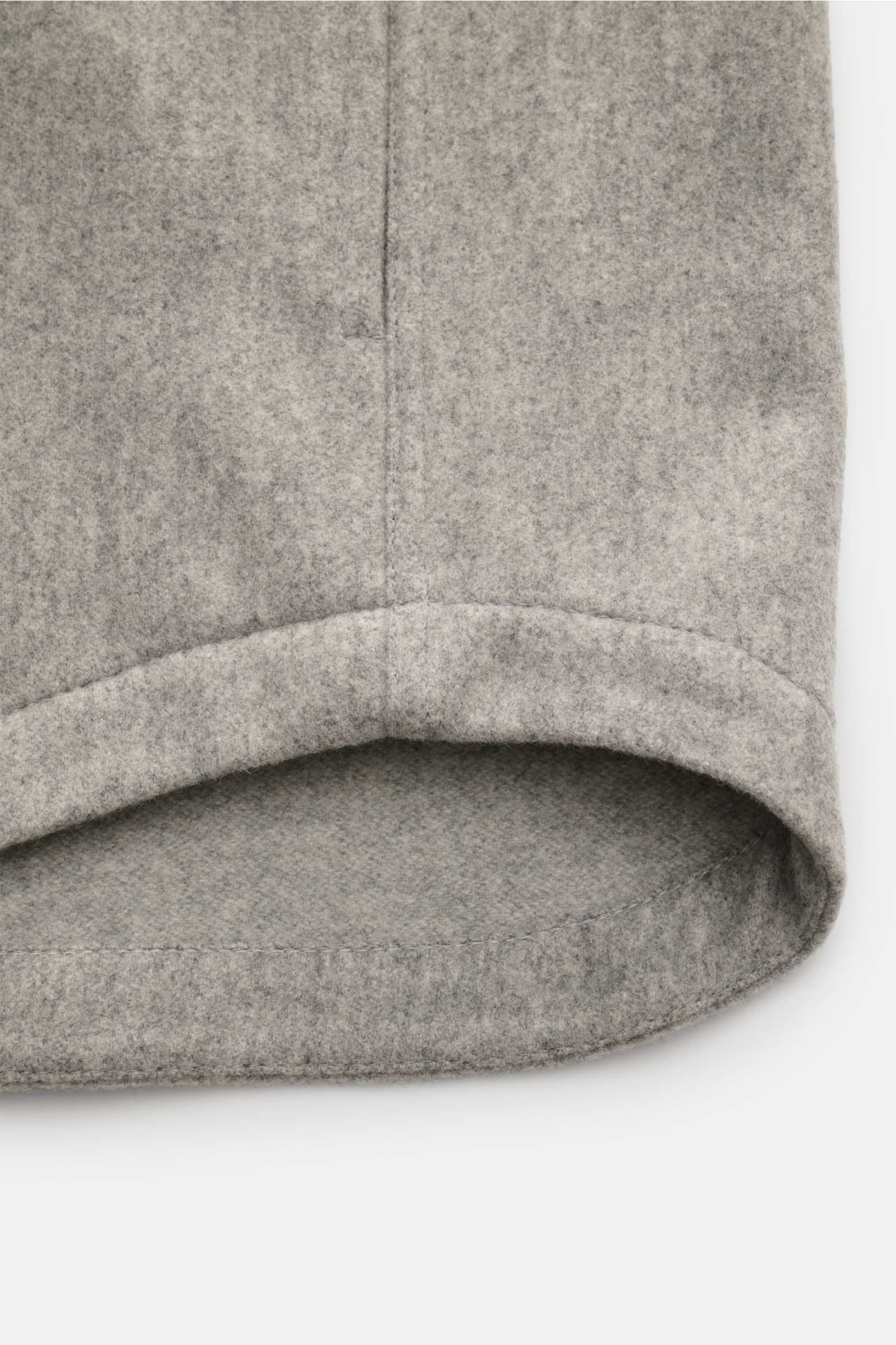 Brunello Cucinelli Cashmere Overshirt grau meliert