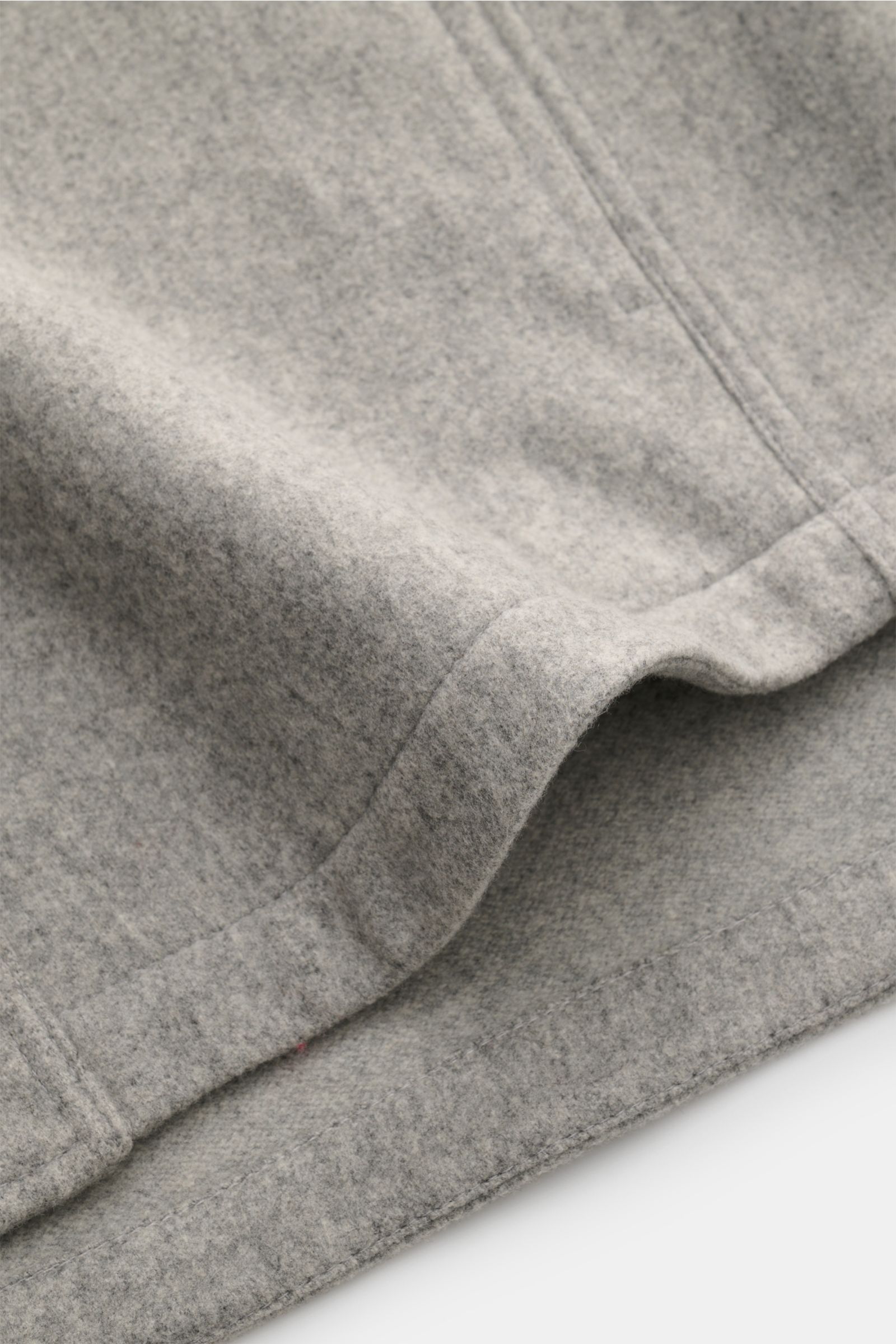 Brunello Cucinelli Cashmere Overshirt grau meliert