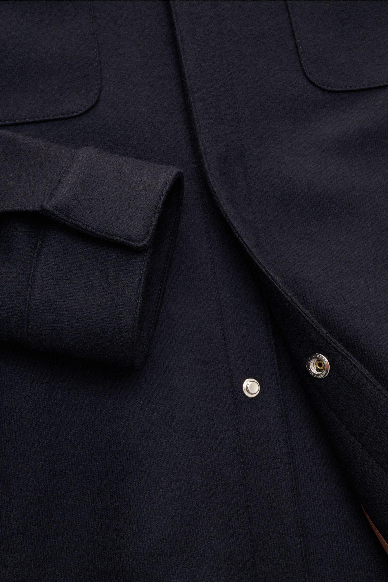Mandelli Cashmere Overshirt navy
