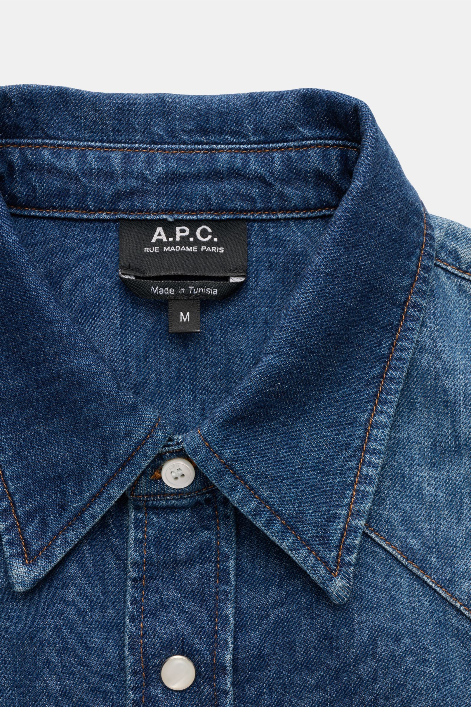 A.P.C. Jeans-Overshirt 'Western' dunkelblau