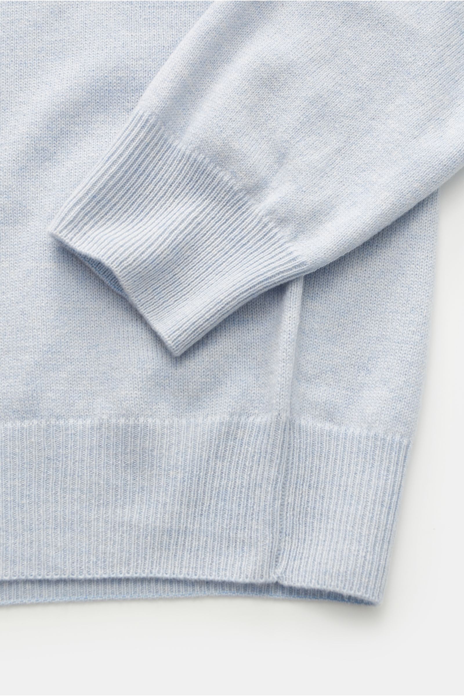 BRAUN HAMBURG ESSENTIALS Cashmere V-Neck Pullover hellblau | BRAUN  