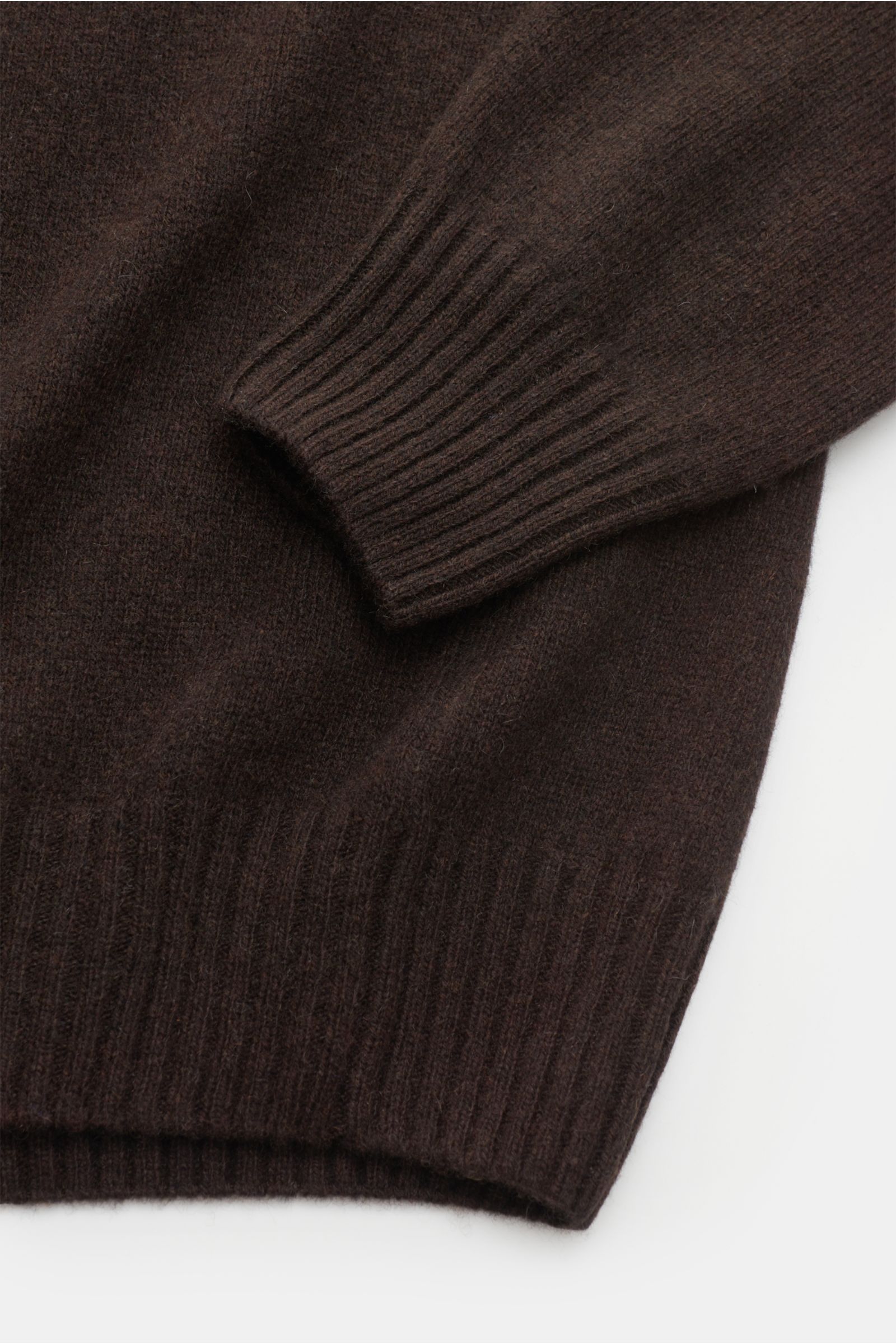 von Braun Cashmere V-neck jumper dark brown