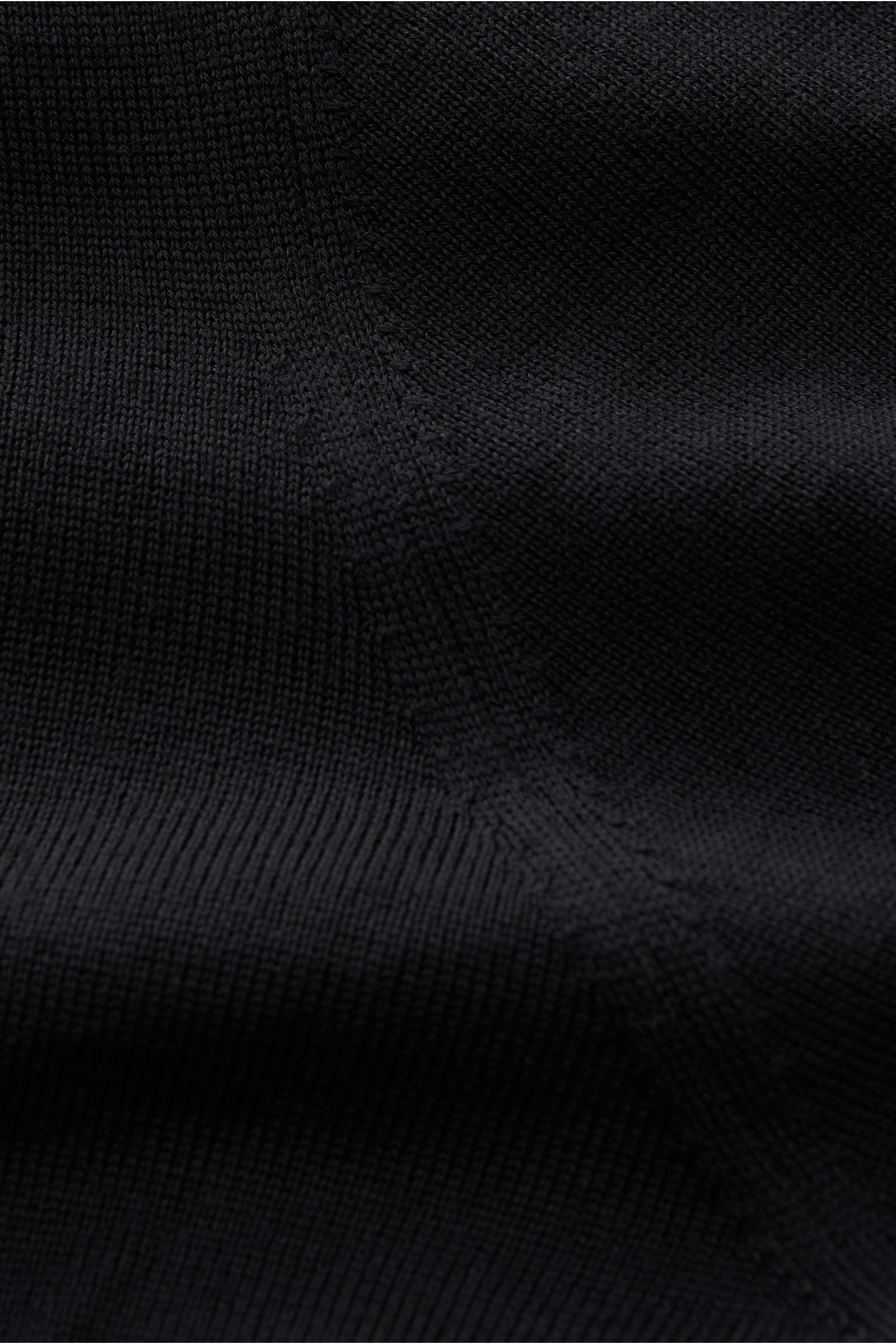 Filippo de Laurentiis Merino fine knit V-neck jumper dark navy