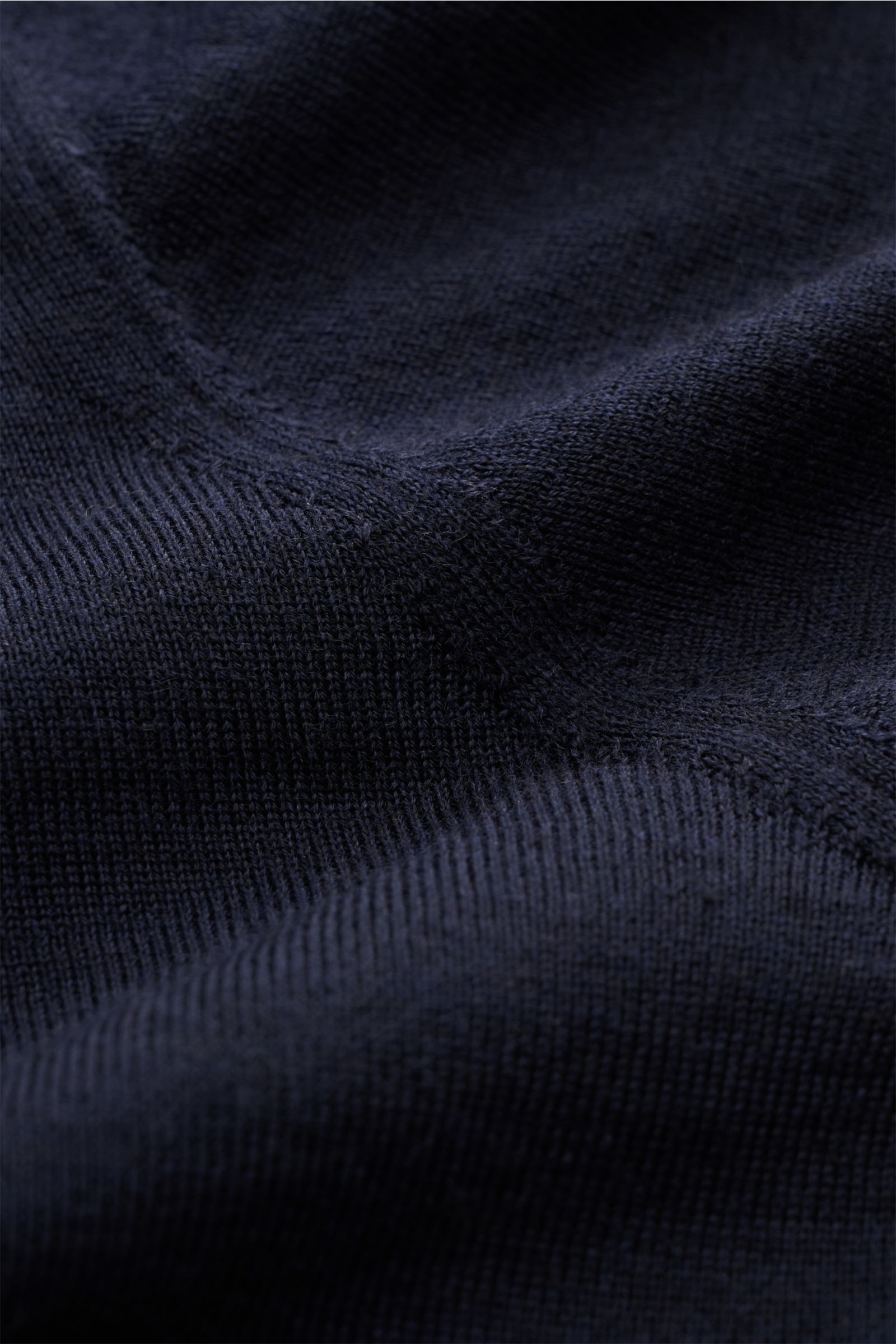 Filippo de Laurentiis Feinstrick-V-Neck Pullover navy