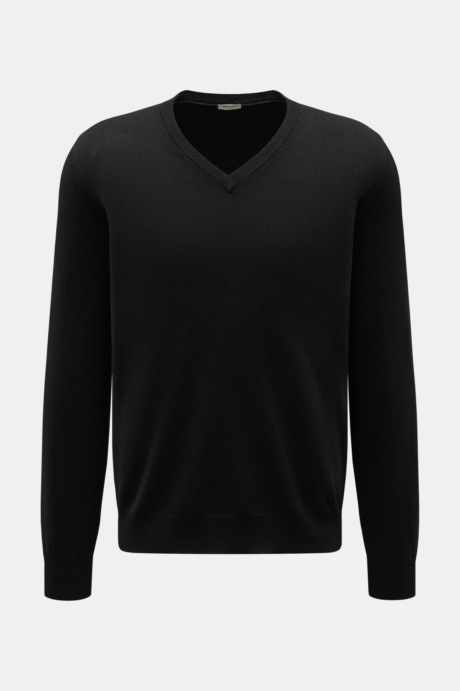 BRAUN Hamburg V-Neck Pullover schwarz