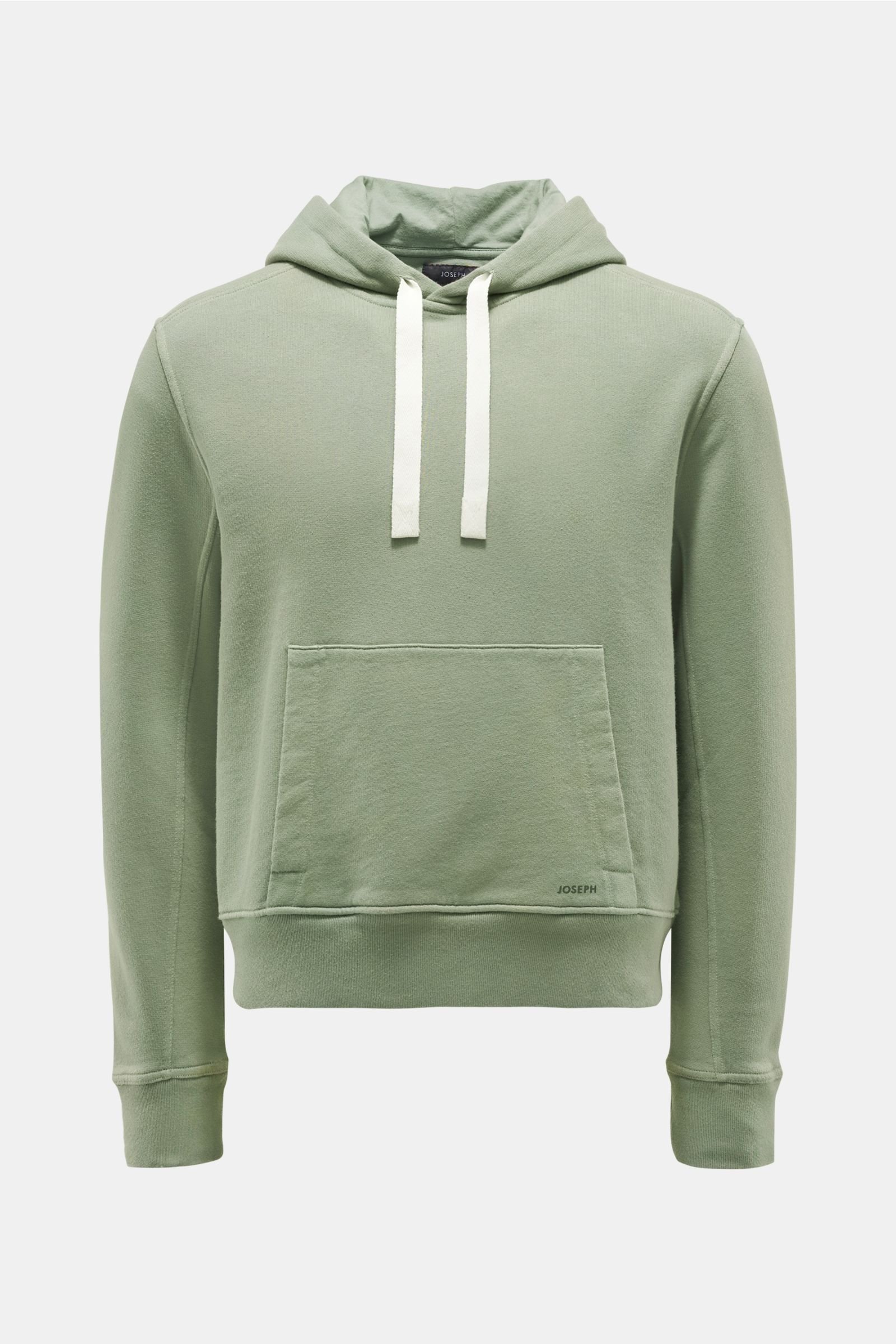 Hooded jumper grey-green
