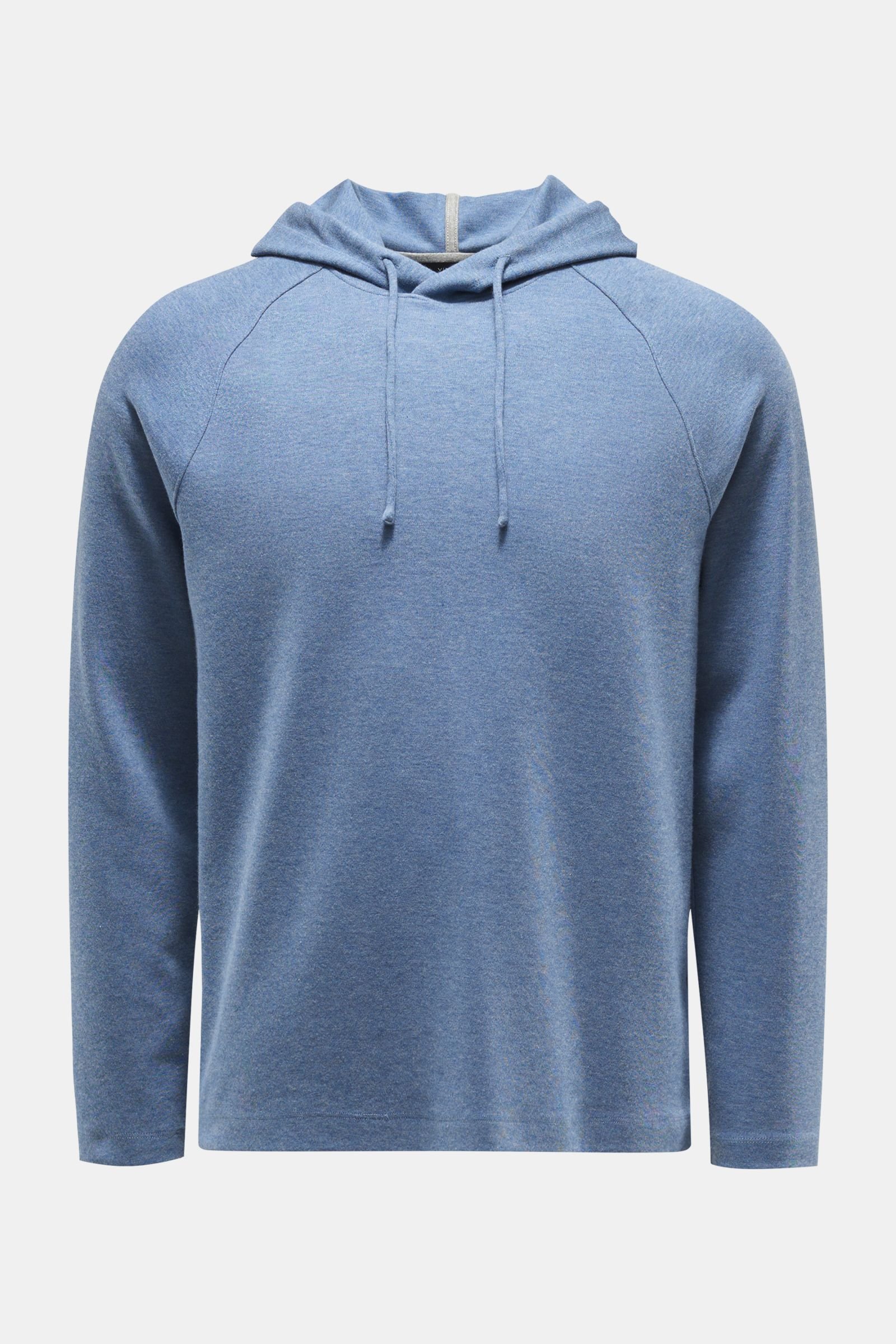 Hooded jumper grey-blue