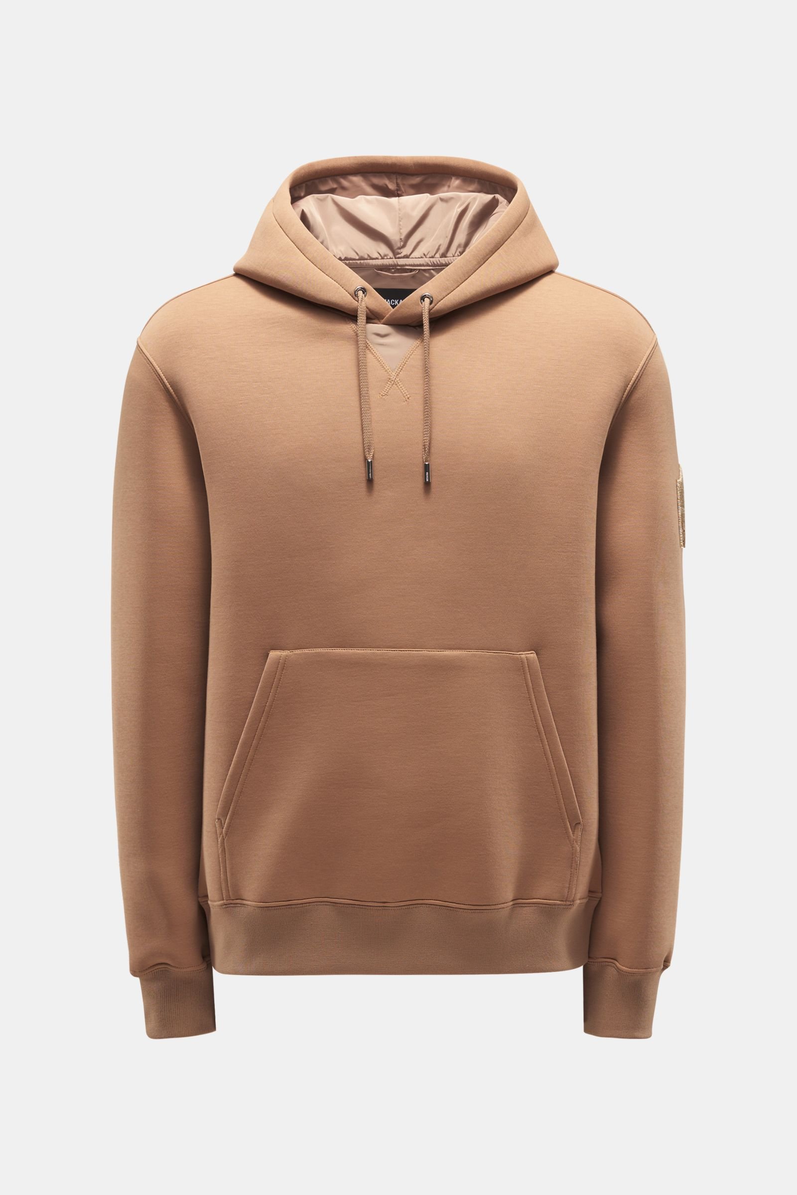 Neoprene hooded jumper 'Krys' light brown 