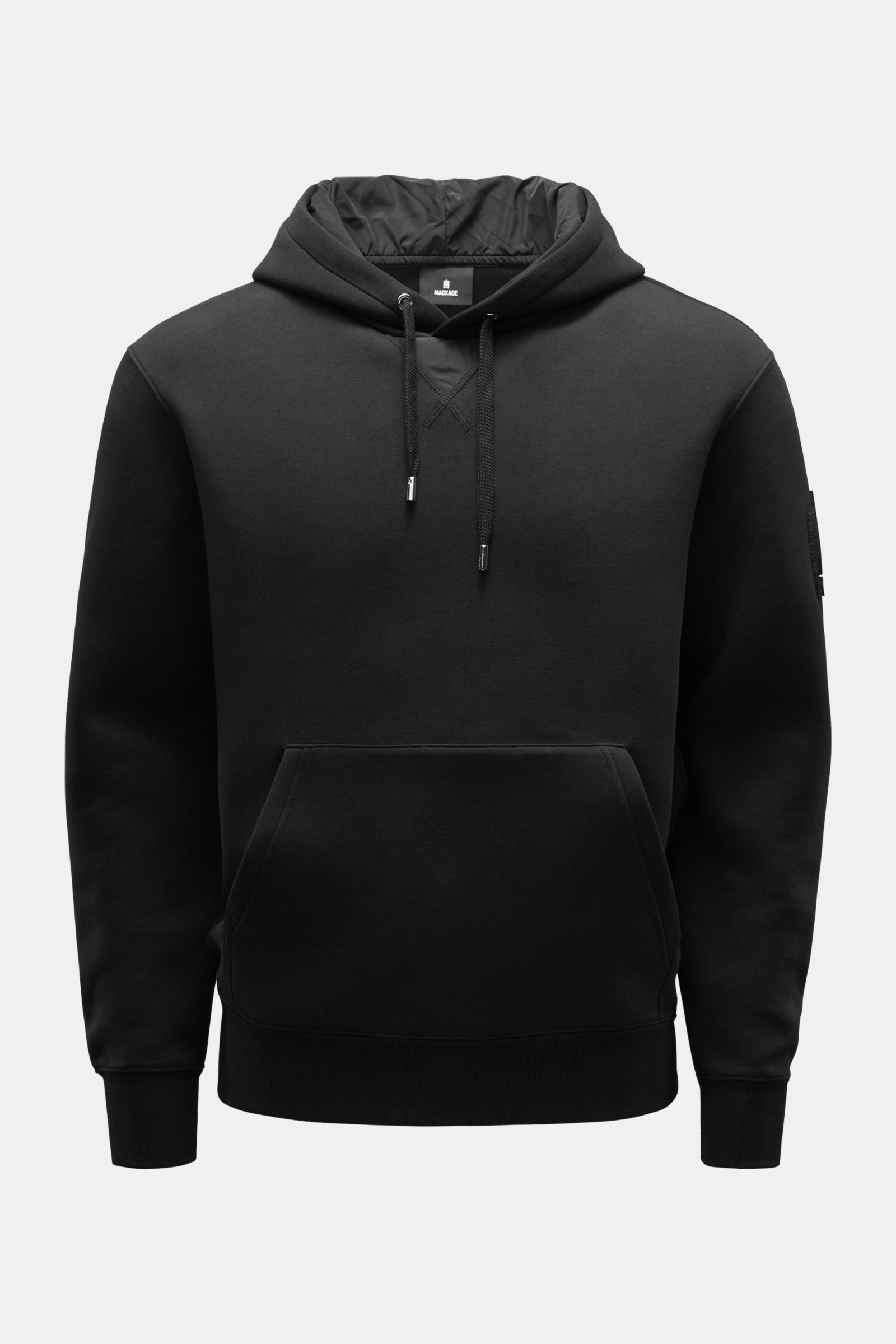 Neoprene hooded jumper 'Krys' black