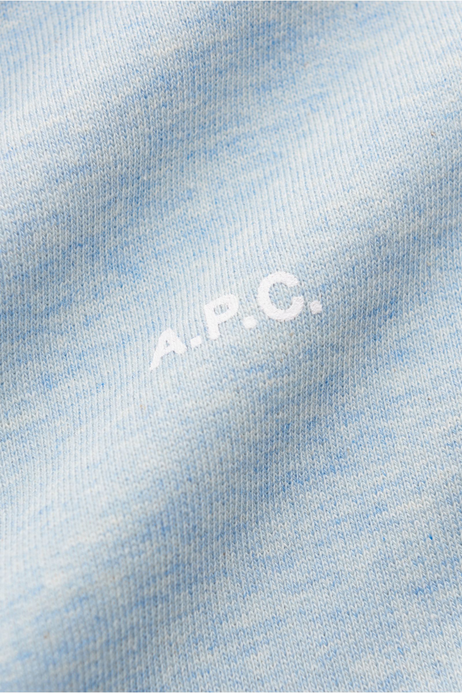 A.P.C. Hooded jumper 'Larry' light blue A.P.C. Hooded jumper 'Larry' light blue