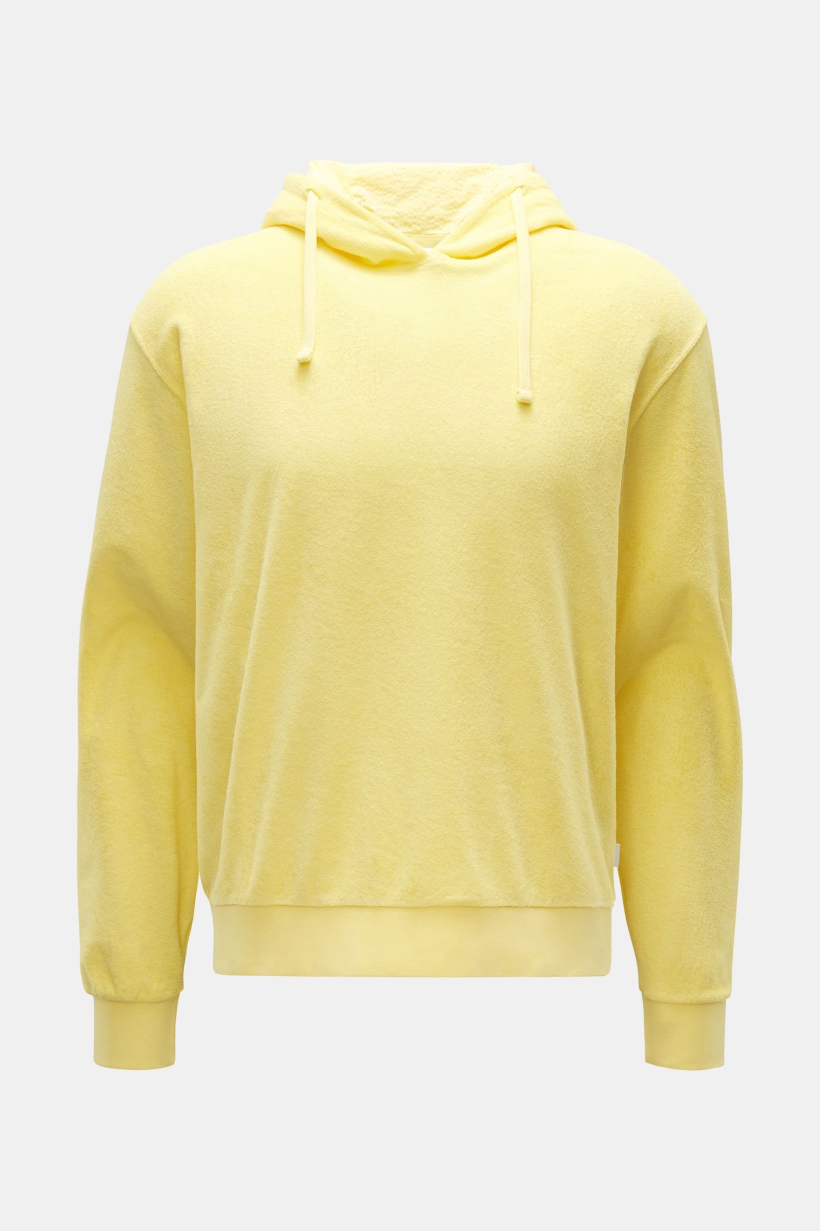 Terry hooded jumper 'Terry Hoody' yellow