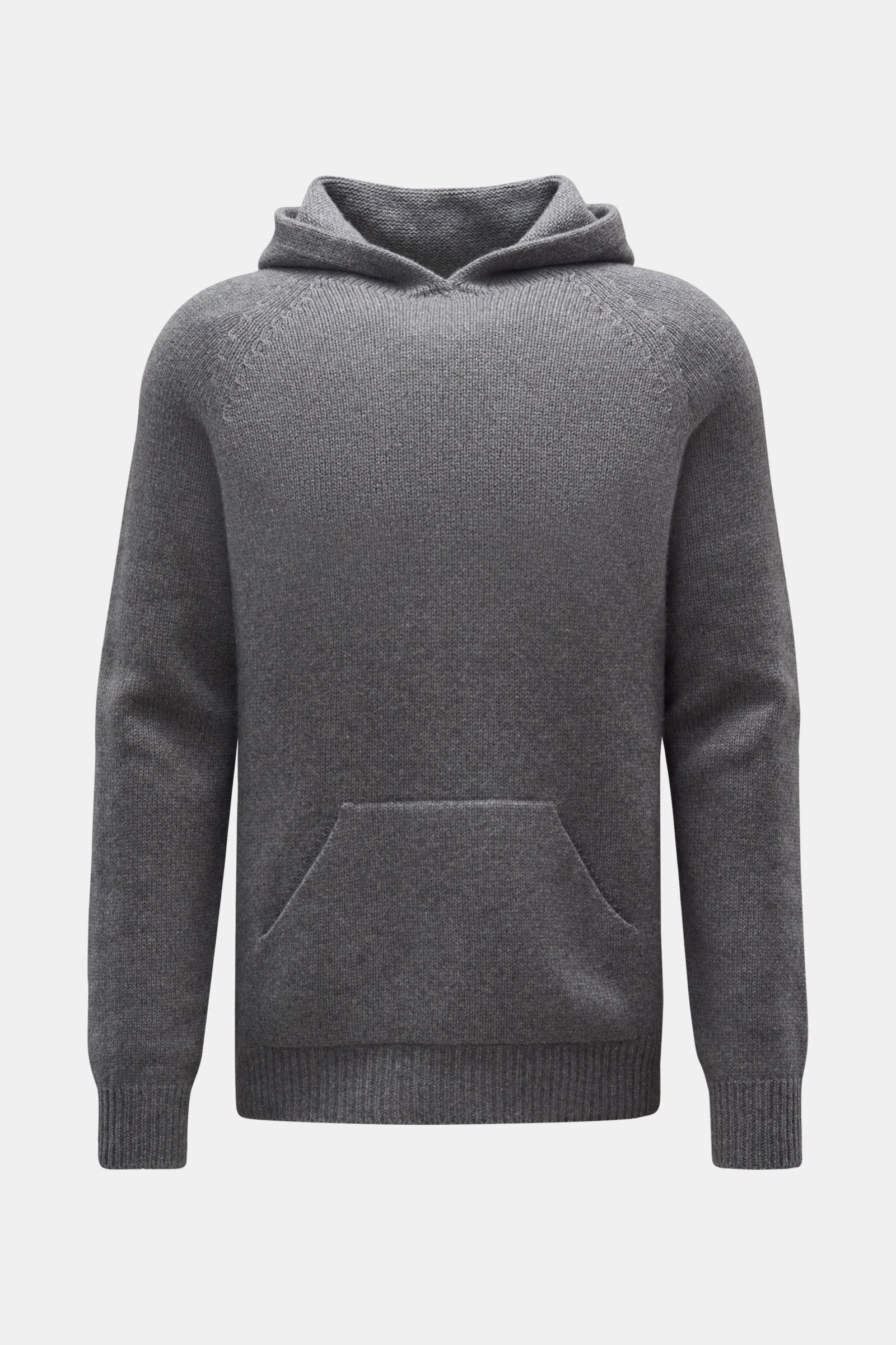 Hooded jumper 'Blended Hoody' grey
