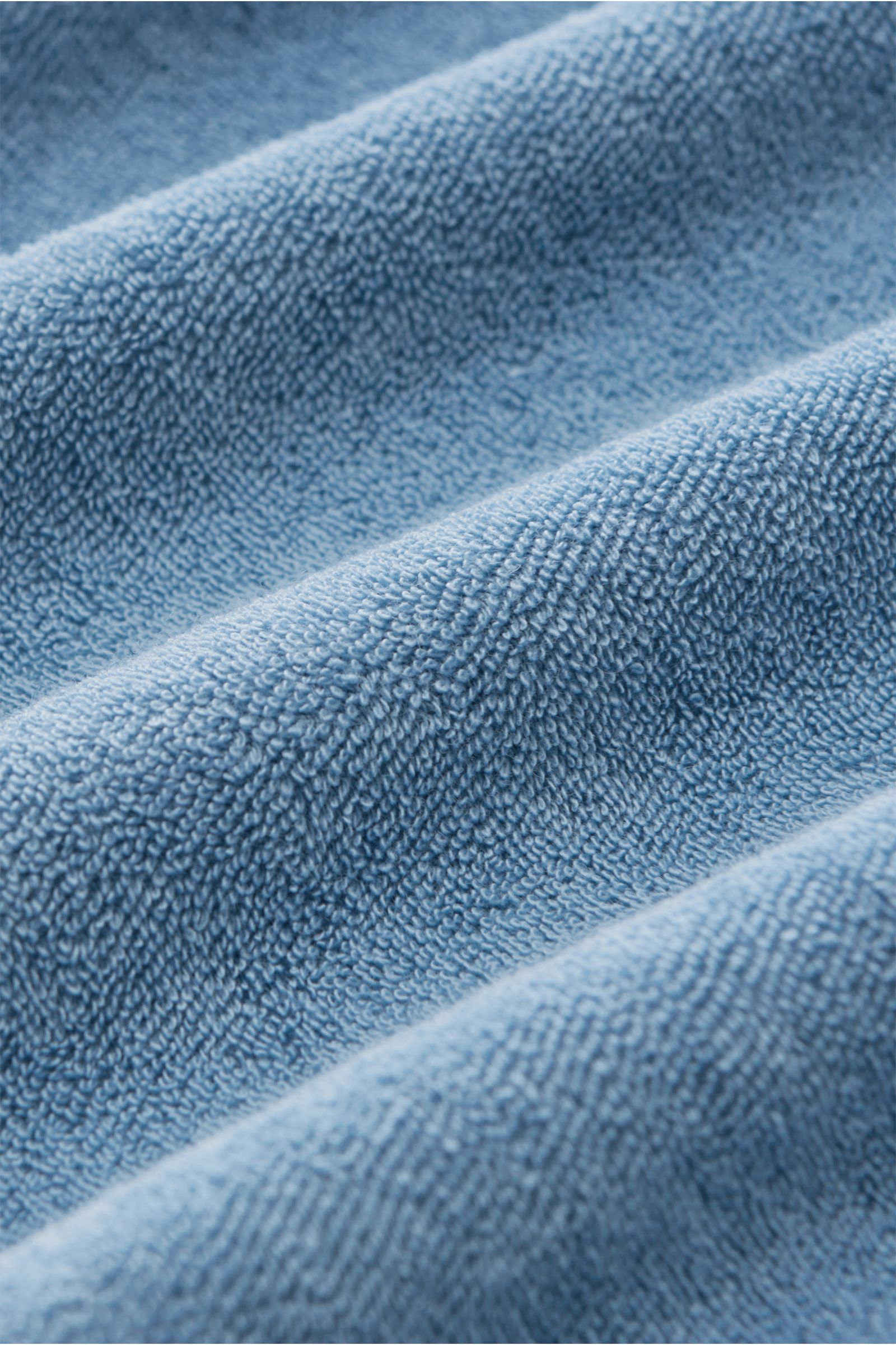 04651/ A trip in a bag Frottee-Kapuzenpullover 'Terry Hoody' hellblau