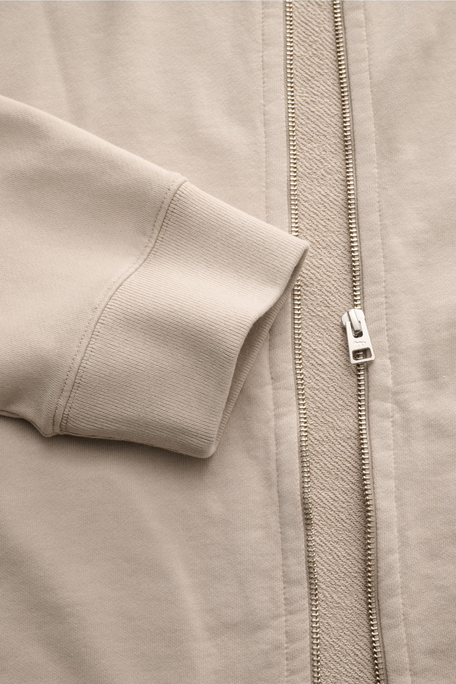 Maison Kitsuné Sweatjacke 'Bold Fox' beige