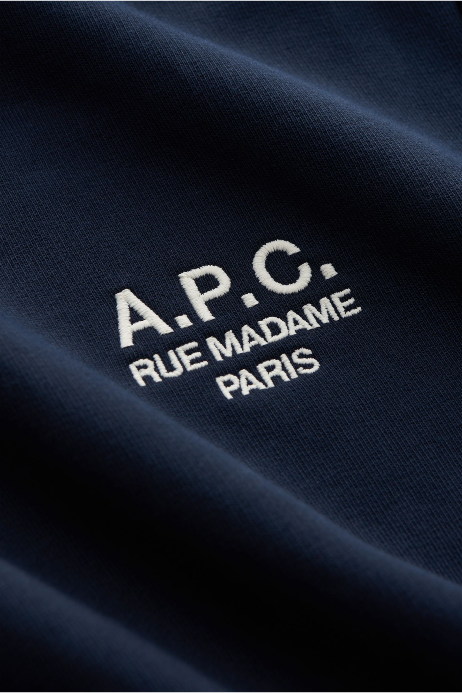 A.P.C. Kapuzenpullover 'Standard Rue Madame' navy