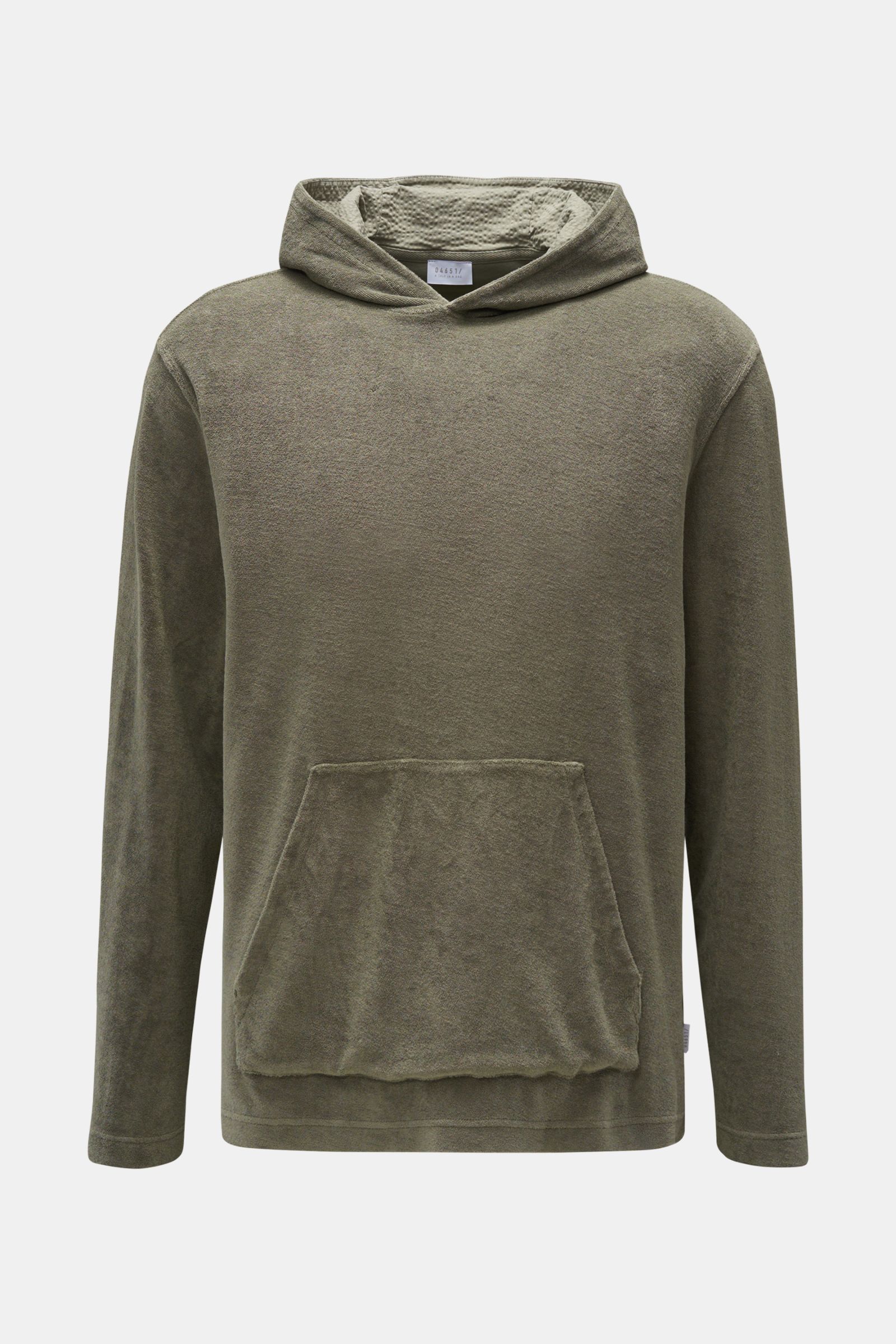 04651/ A trip in a bag Hooded jumper 'Beach Hoodie' grey-green