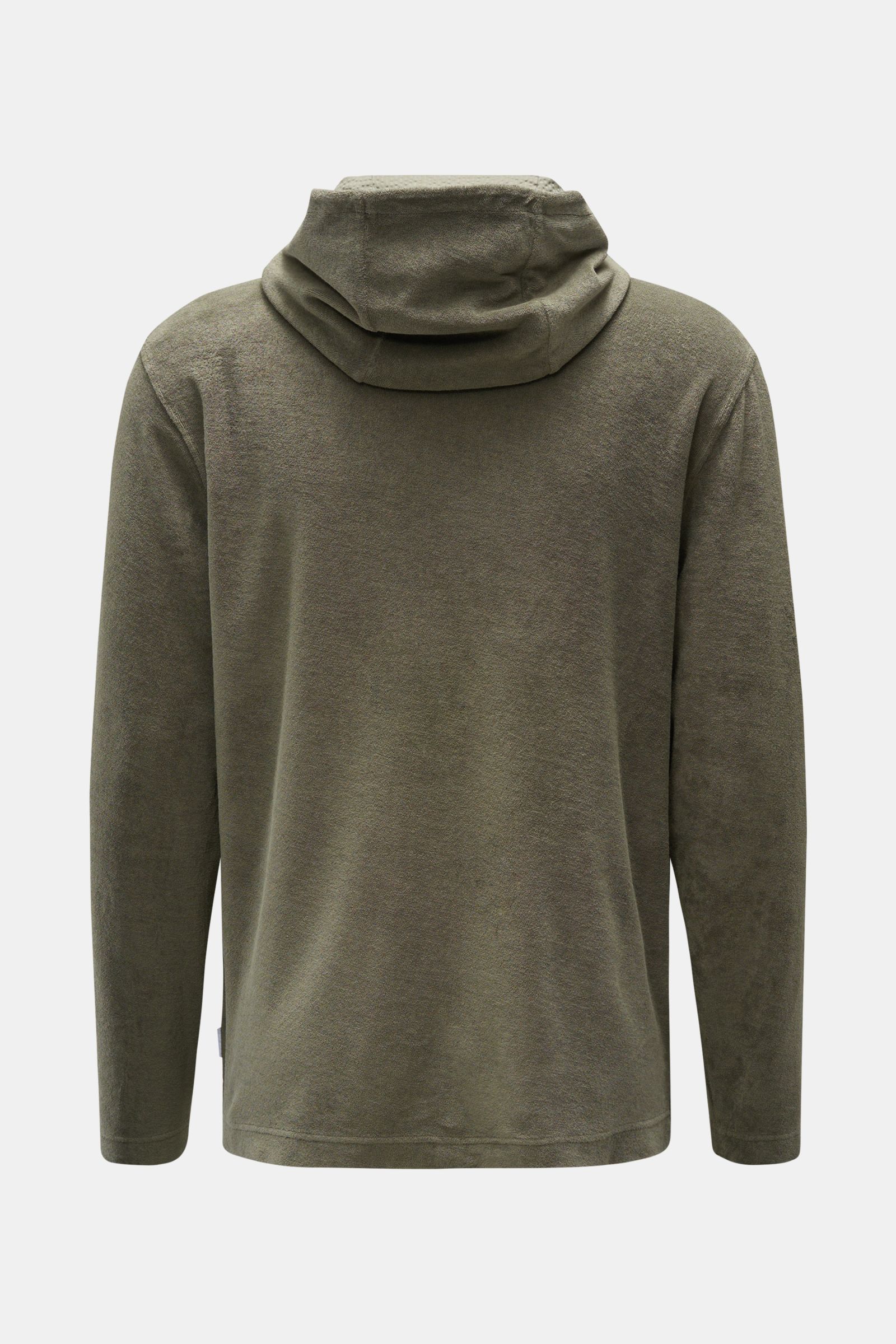 04651/ A trip in a bag Hooded jumper 'Beach Hoodie' grey-green