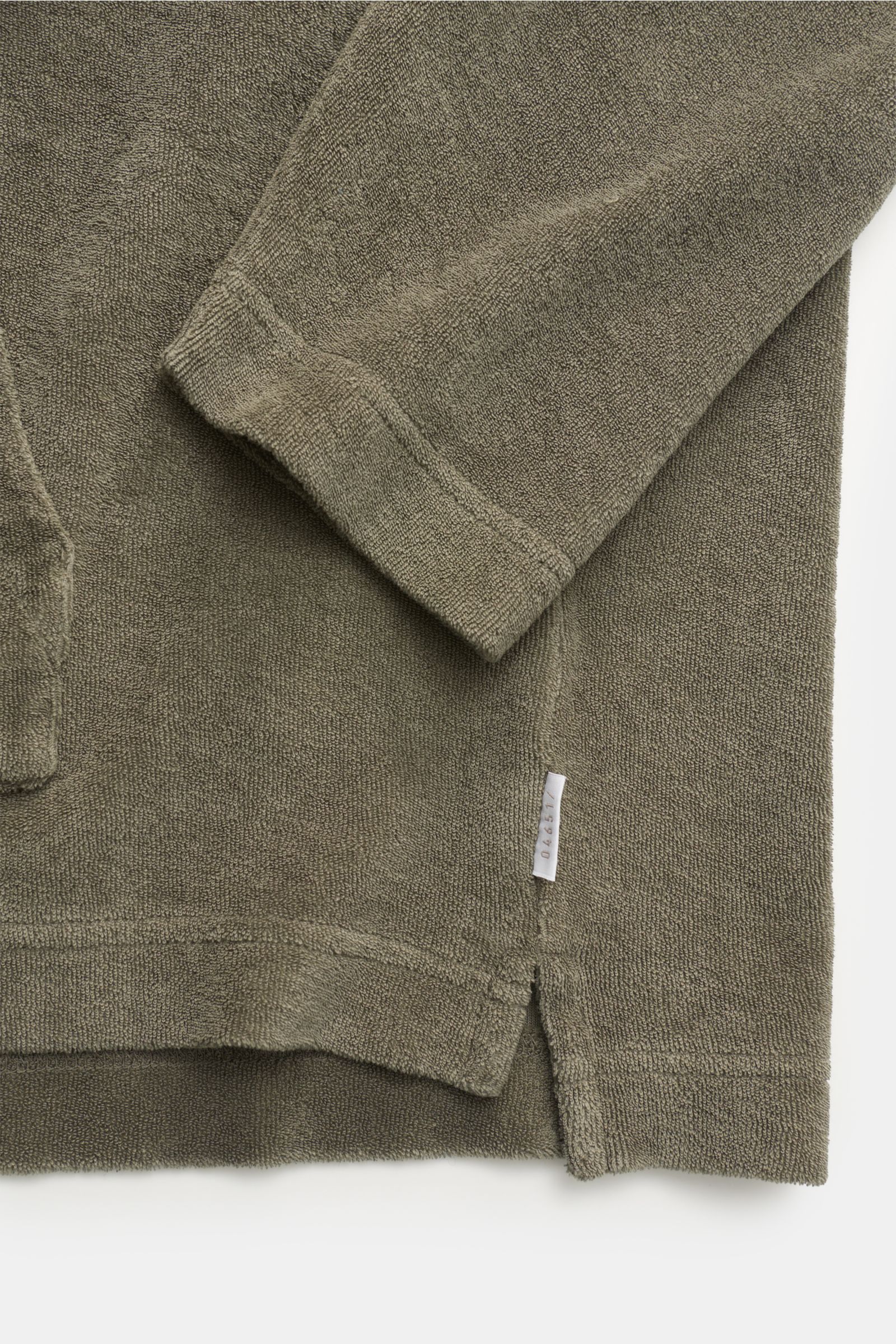 04651/ A trip in a bag Hooded jumper 'Beach Hoodie' grey-green