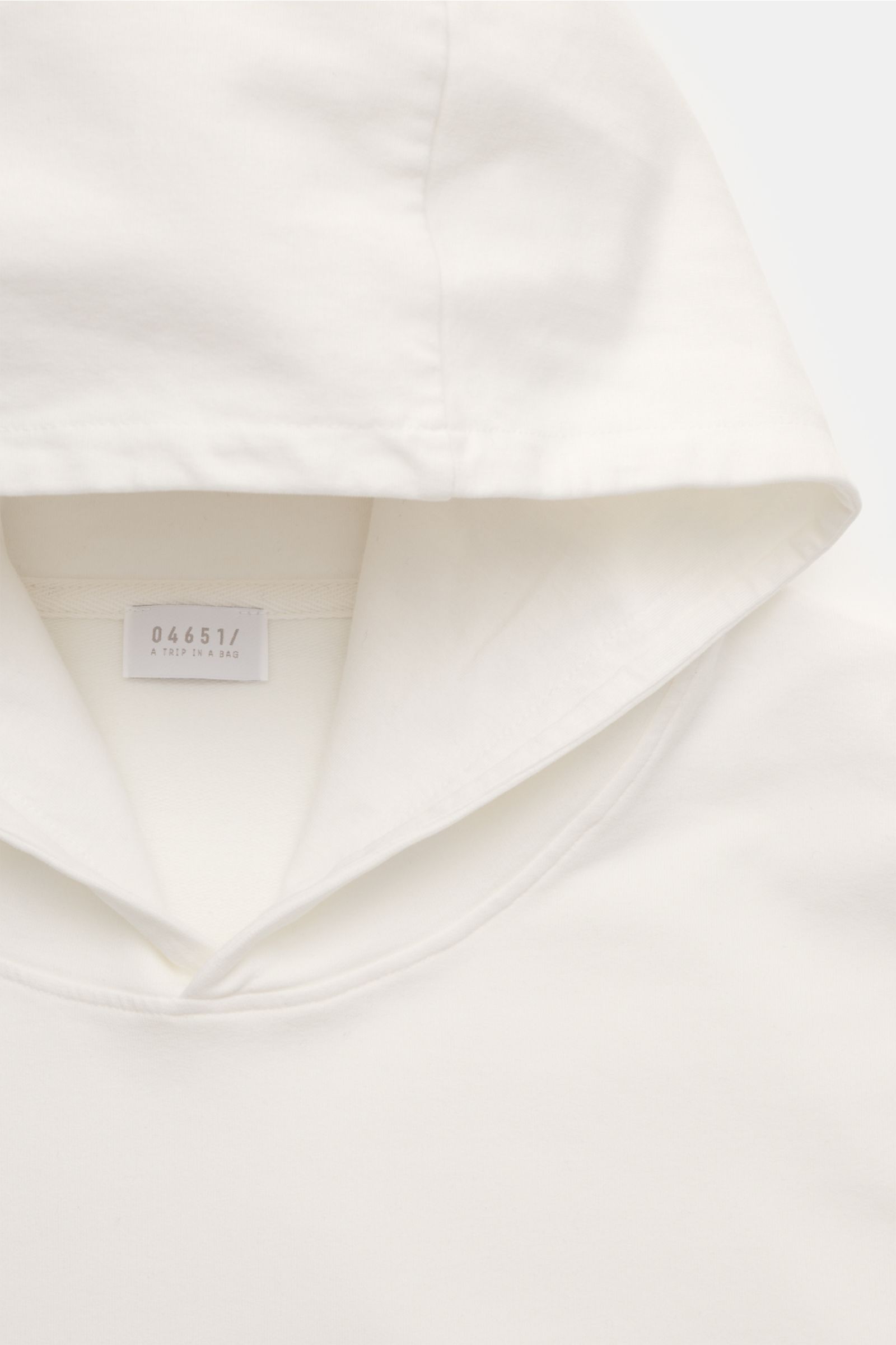 04651/ A trip in a bag Kapuzenpullover 'IF Hoodie' offwhite