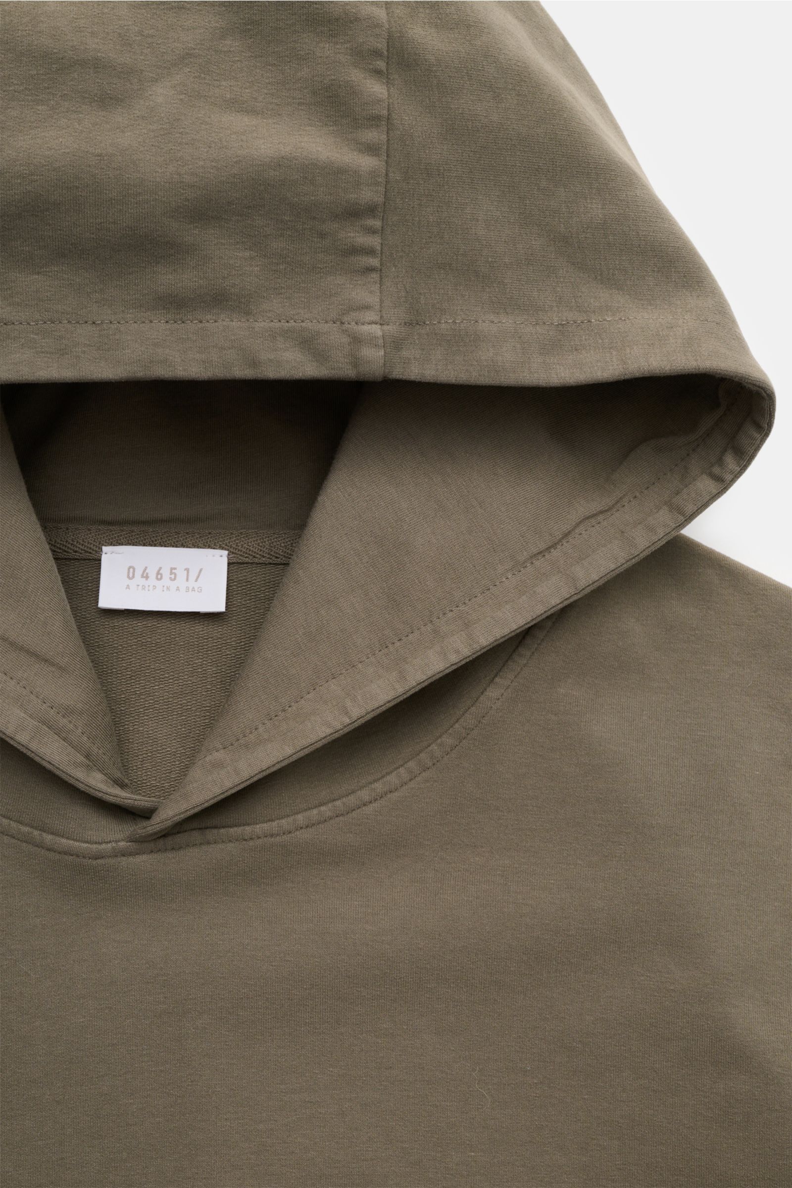 04651/ A trip in a bag Kapuzenpullover 'IF Hoodie' oliv