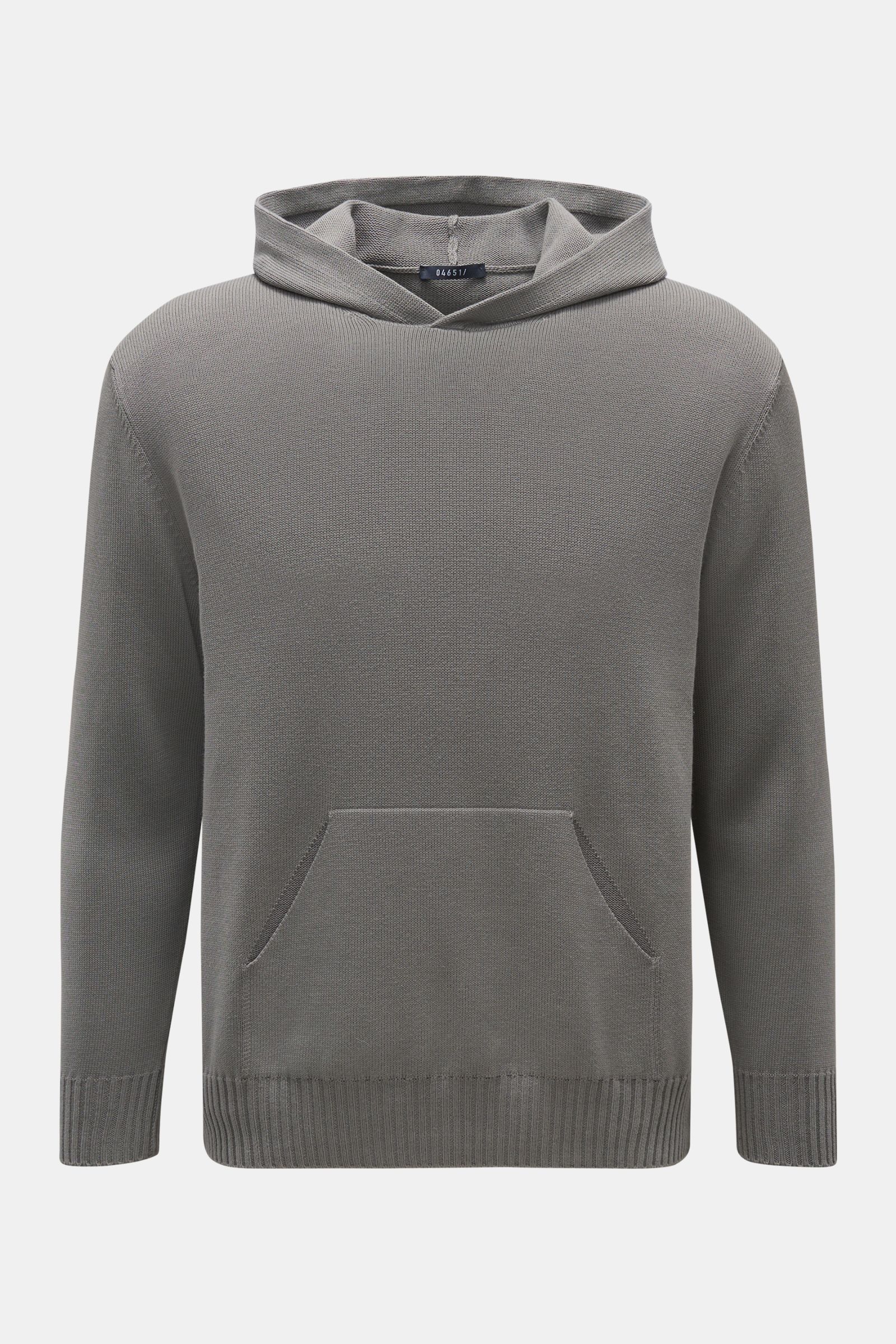 04651/ A trip in a bag Kapuzenpullover grau