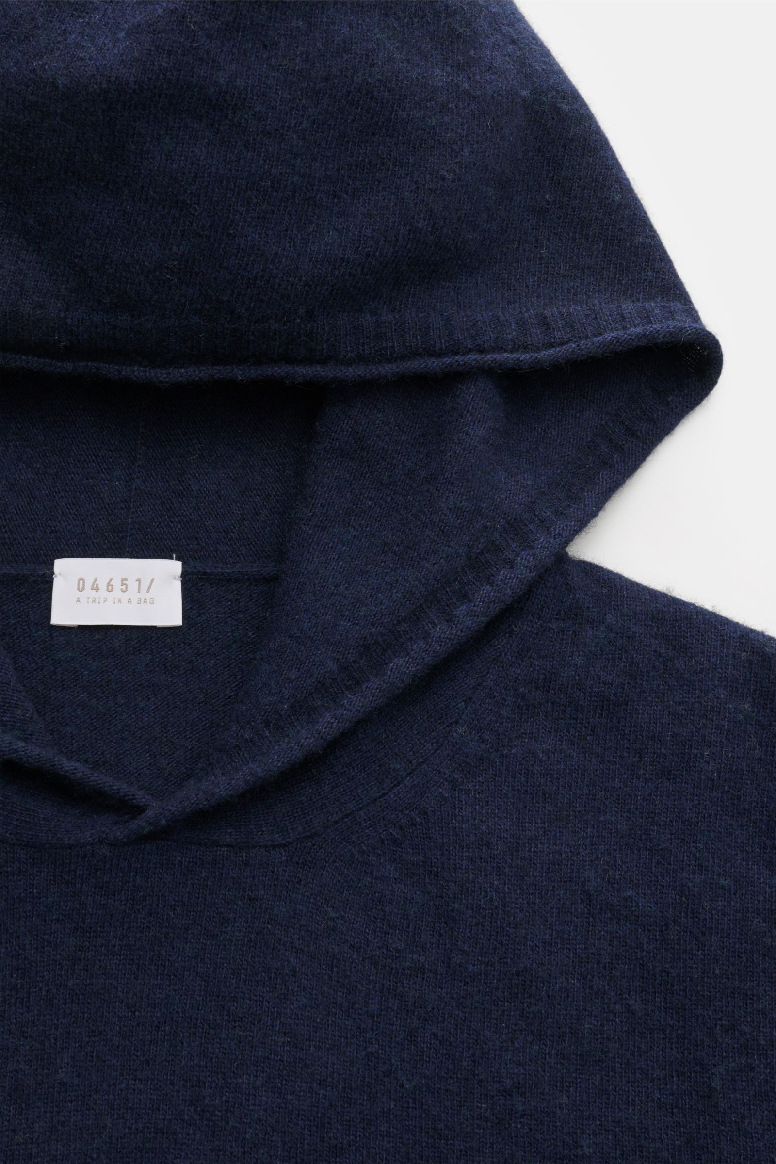 04651/ A trip in a bag Kapuzenpullover navy