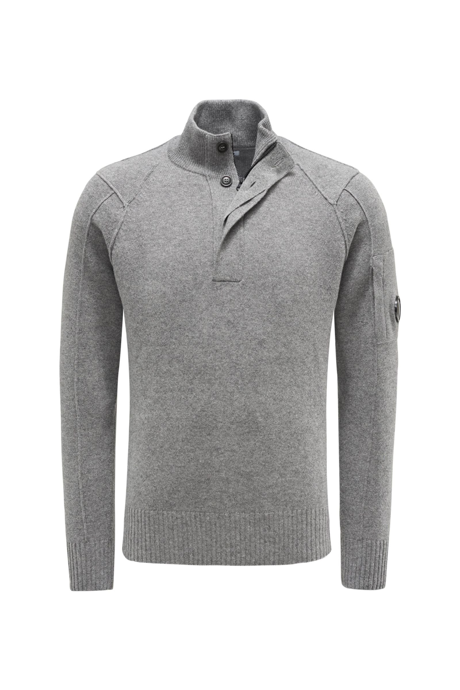 Half-zip jumper grey
