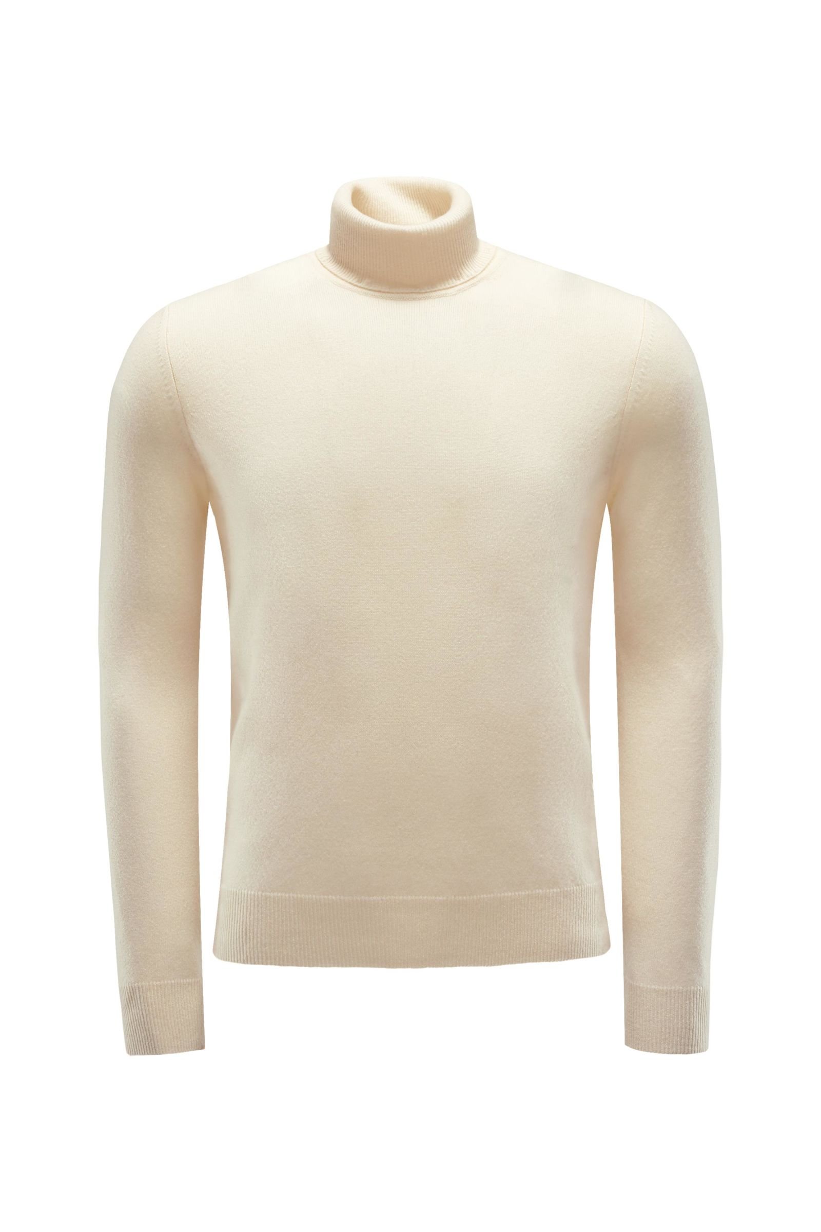 Cashmere turtleneck jumper off-white